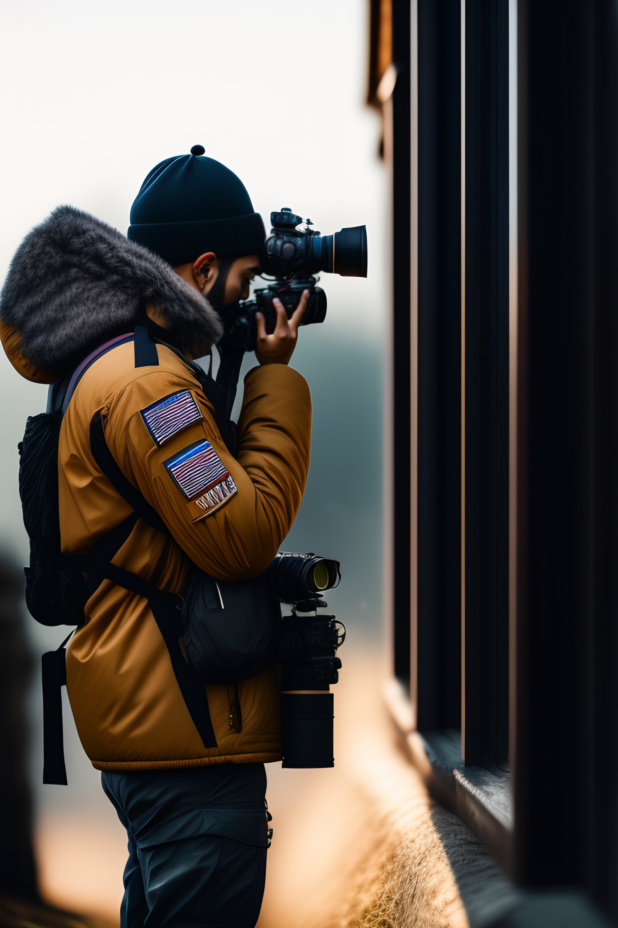 Lexica - Portrait of photographer