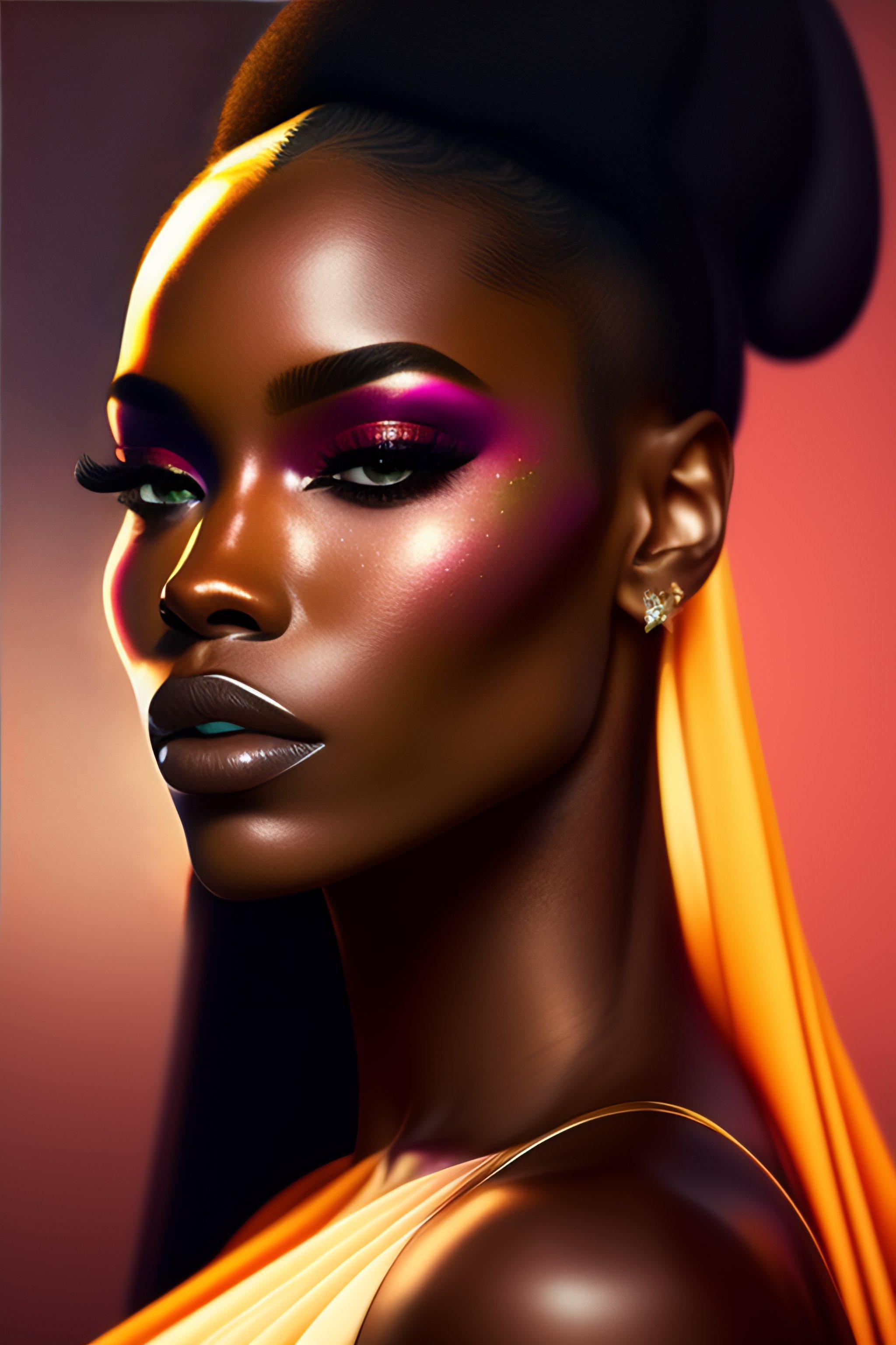Lexica - Style by Melkor Mancin, Light-skinned black woman