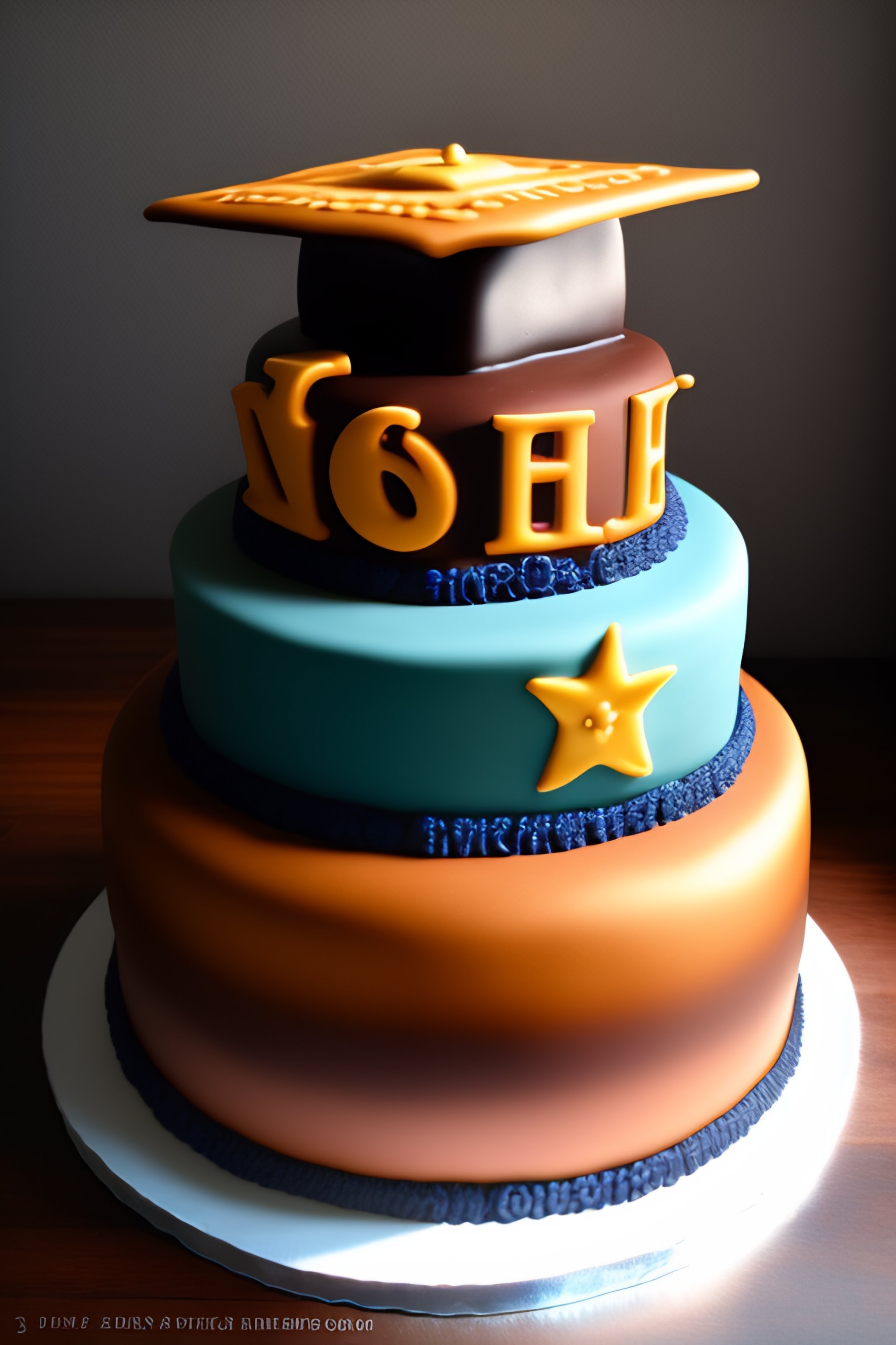 Lexica Graduation cake