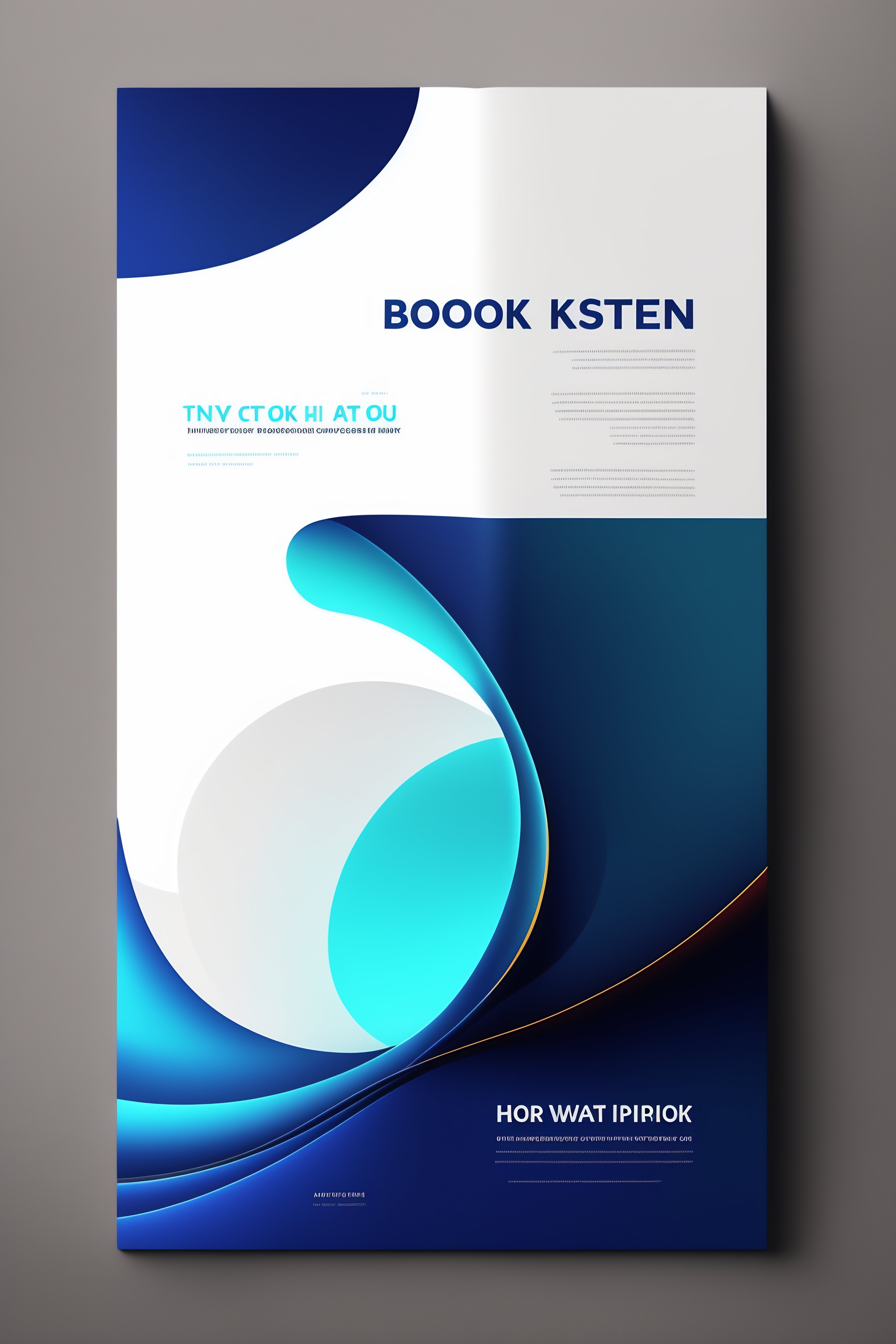 Book Cover Page Design Sample