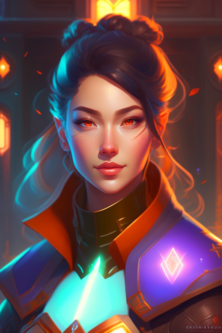 Lexica - Portrait of female warlock, dungeons and dragons, fantasy ...