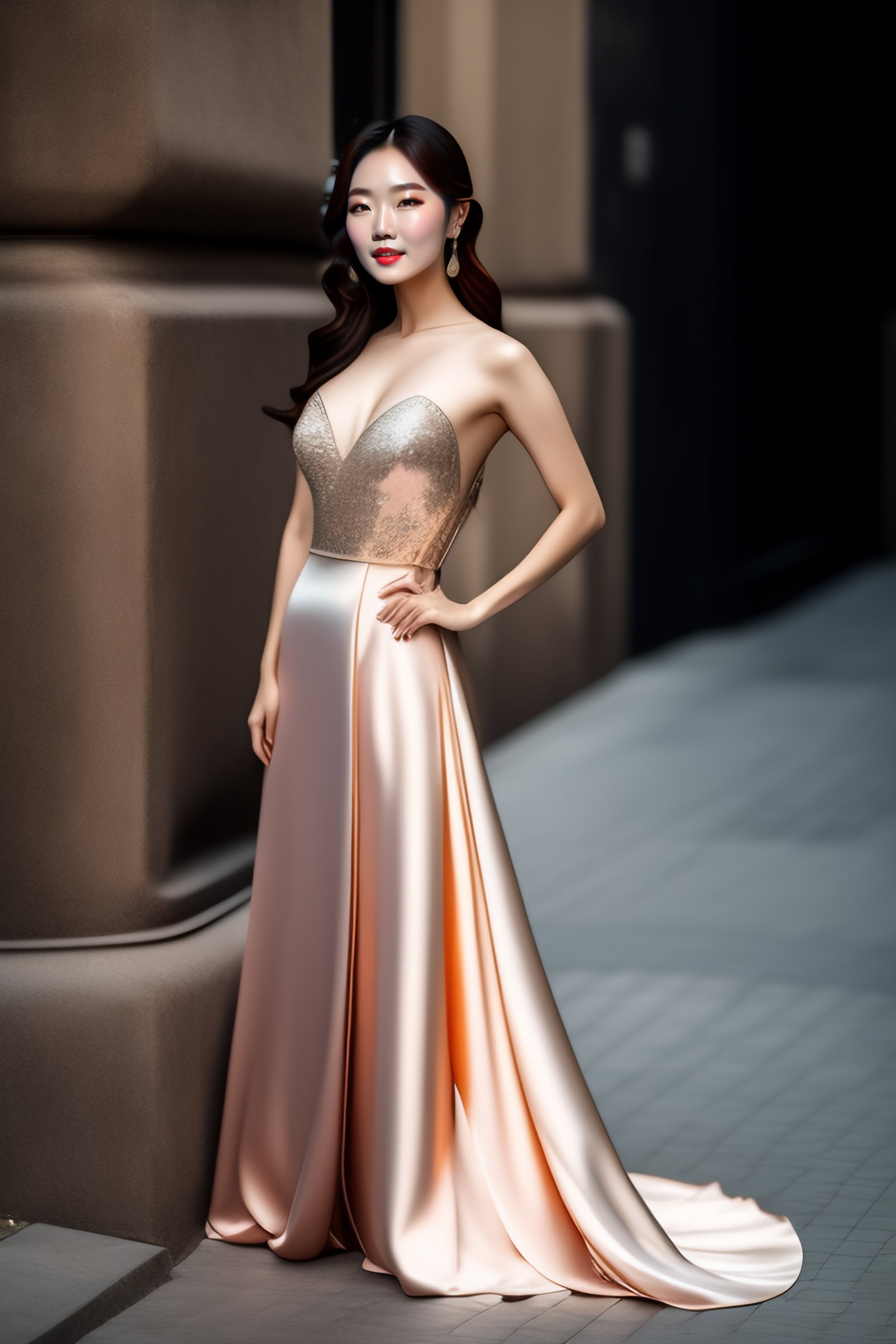 Korean hotsell evening gown