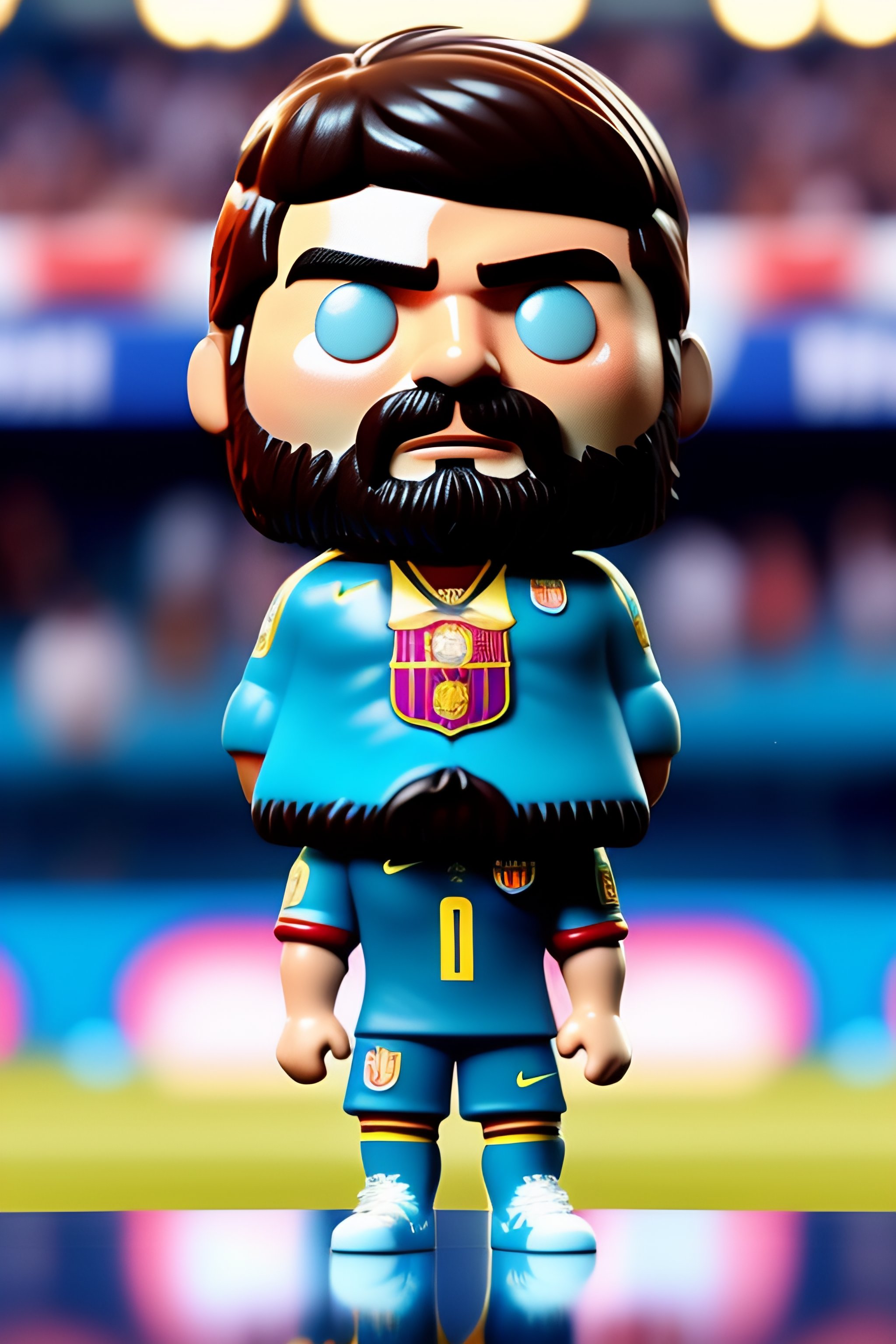 ArtStation - Funko Pop Messi with World Cup