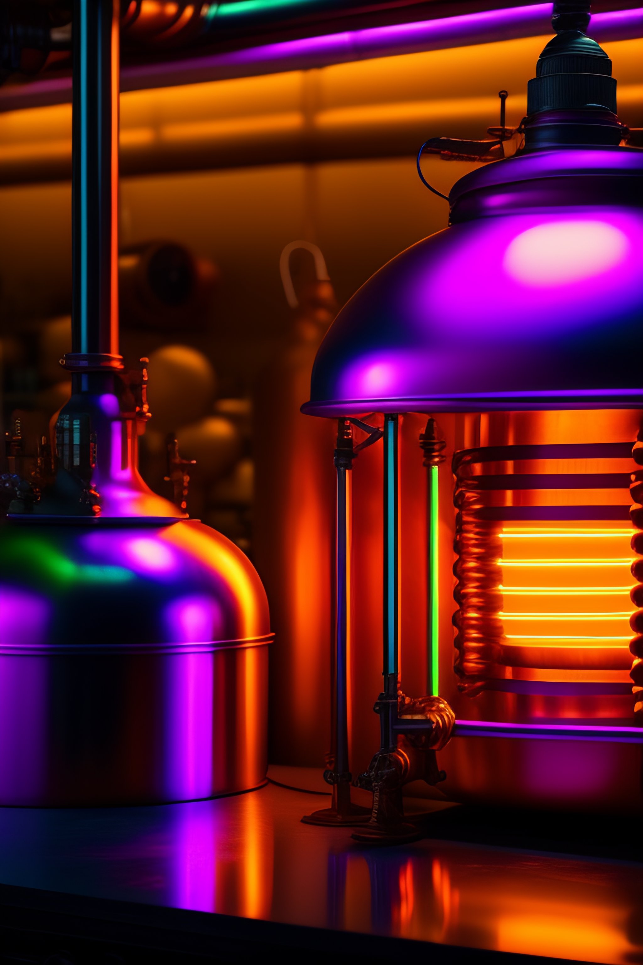 lexica-oily-neon-apparatus-for-making-snake-oil-huge-copper-machine