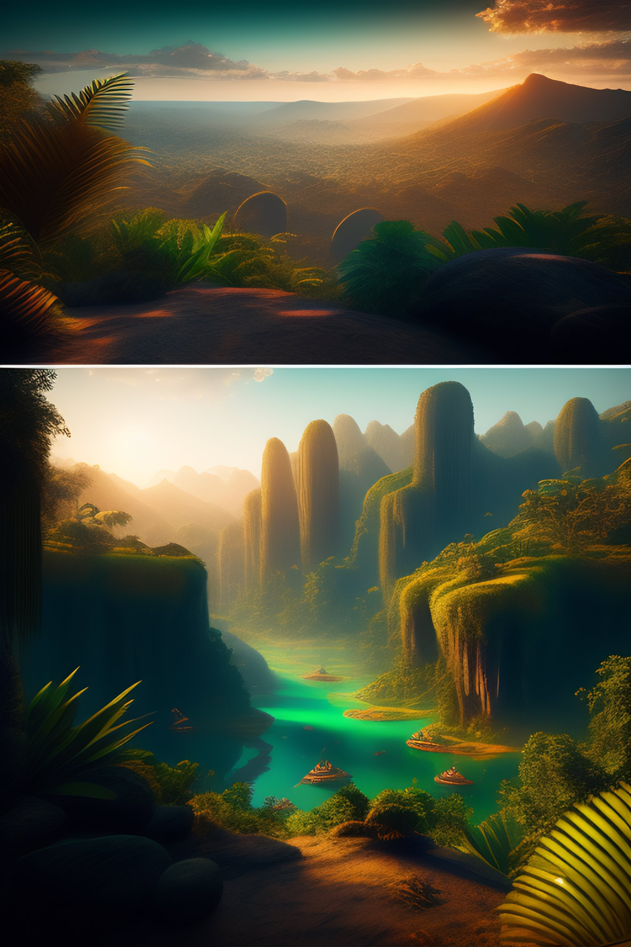 Lexica - A cinematic Aztec scene with a jungle, ultrarealistic, 8k ...