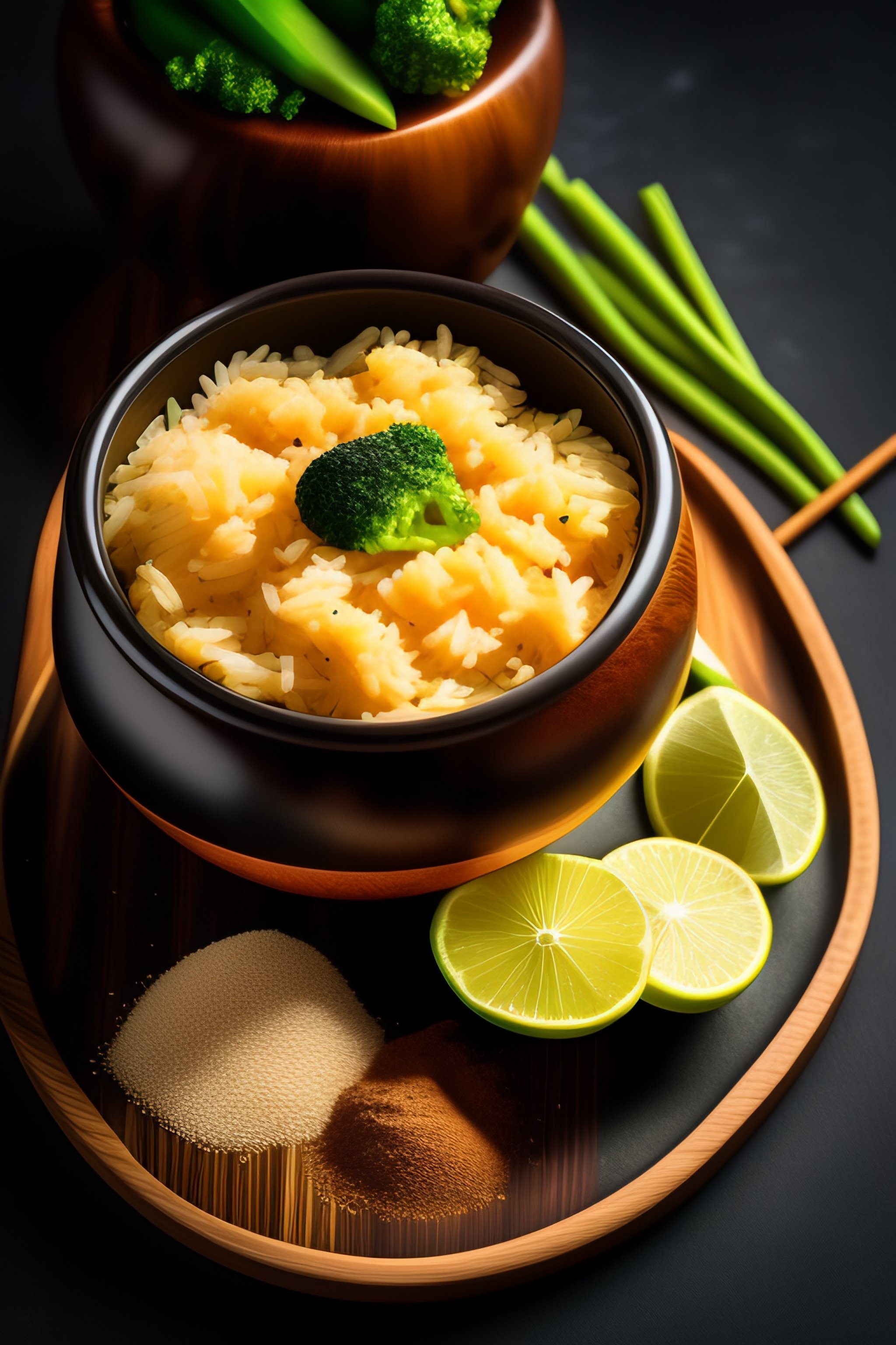 Lexica - A delicious bowl of rice brazil style