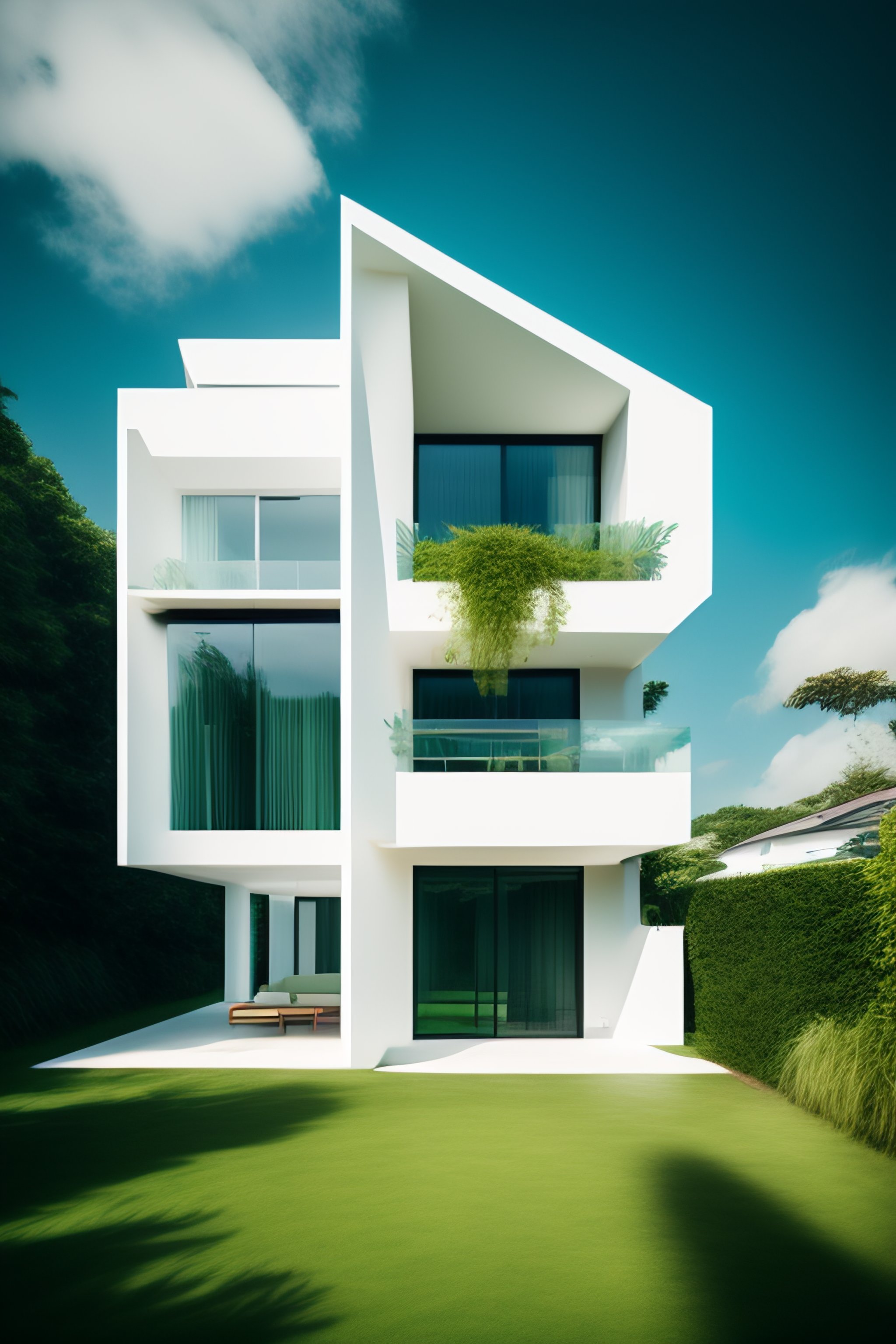 Lexica Modern tropical house with ulin wood, minimalist, modern