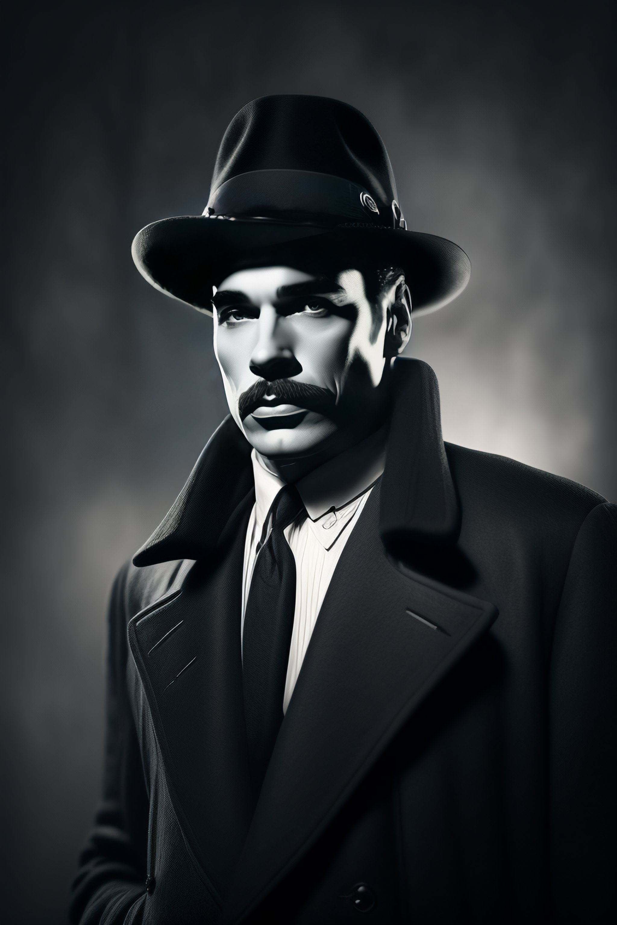 Lexica - Portrait of a dog who is a private investigator from the 1940 ...