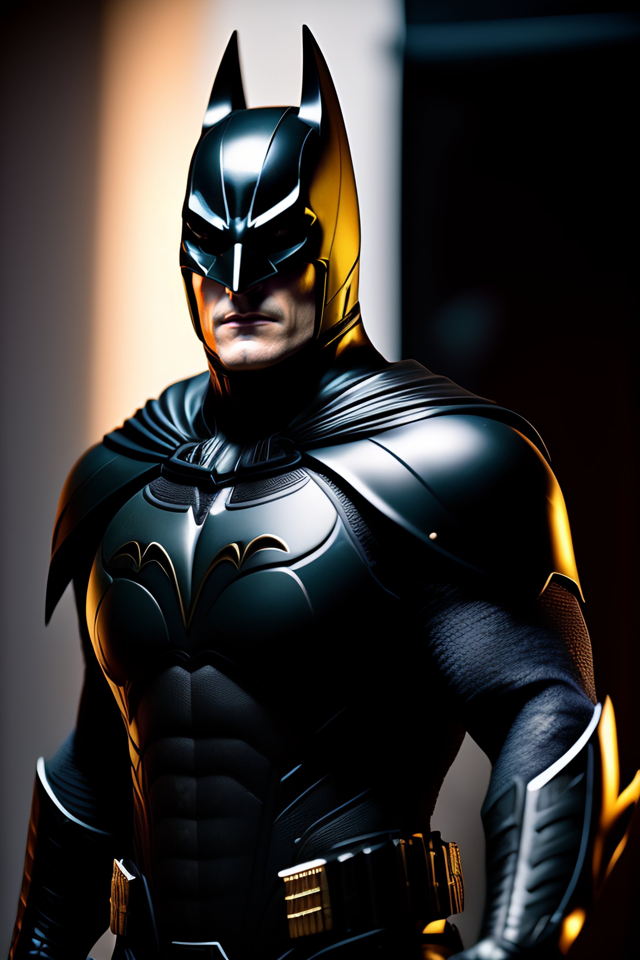 Lexica - Joaquin phoenix as bruce wayne with batsuit in batman movie, full  body