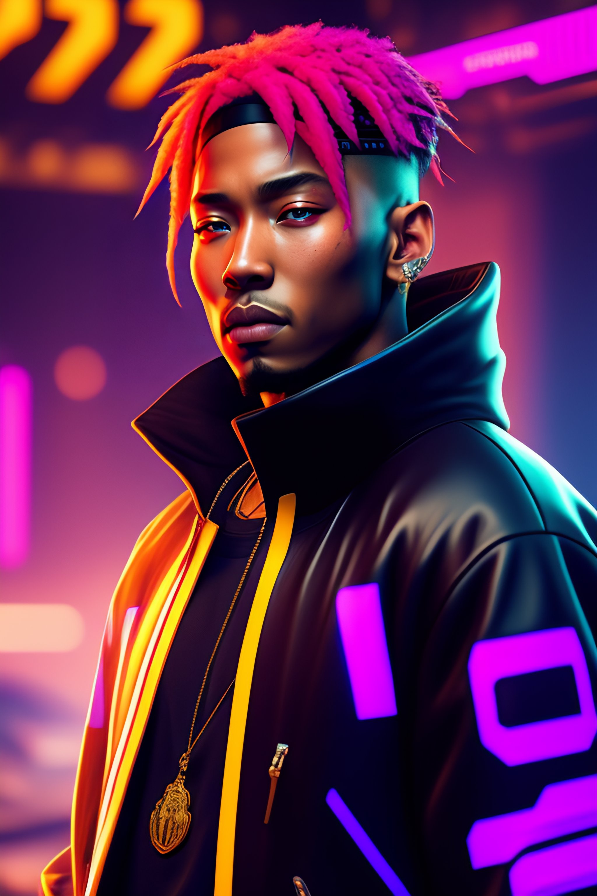 Lexica - Anime, rapper, cyberpunk 2077, Eminem