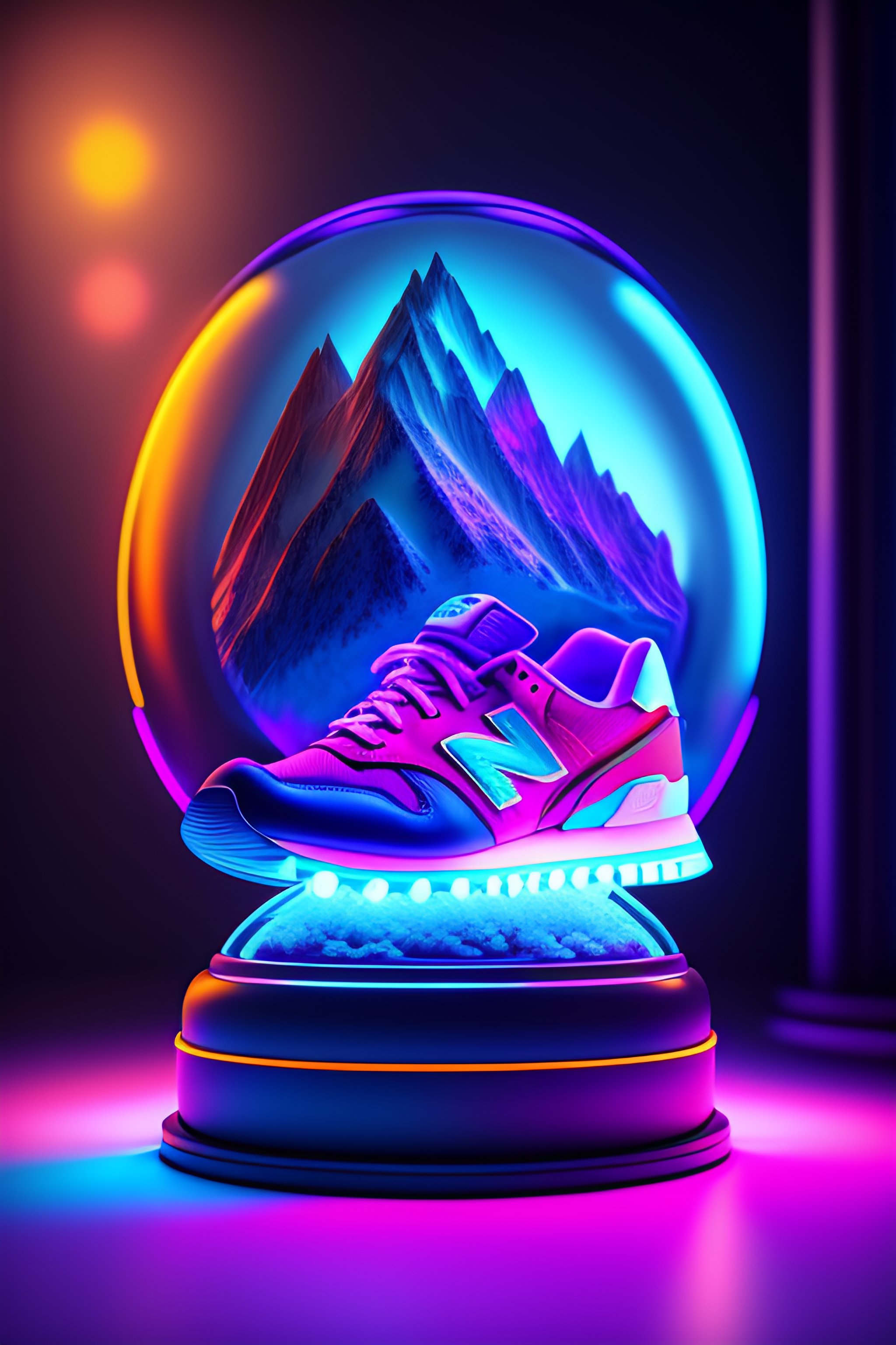 New balance cheap neon lights