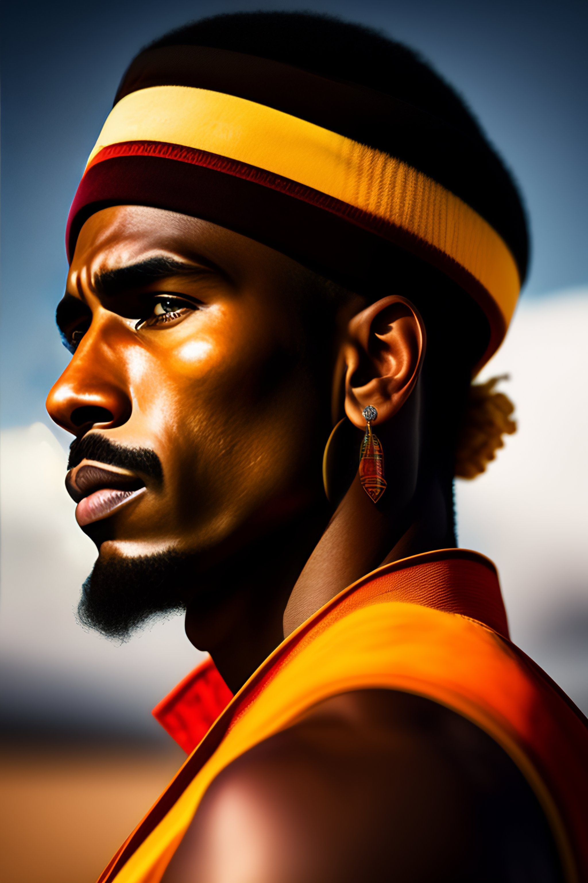 Lexica - A male portrait of an apache hd