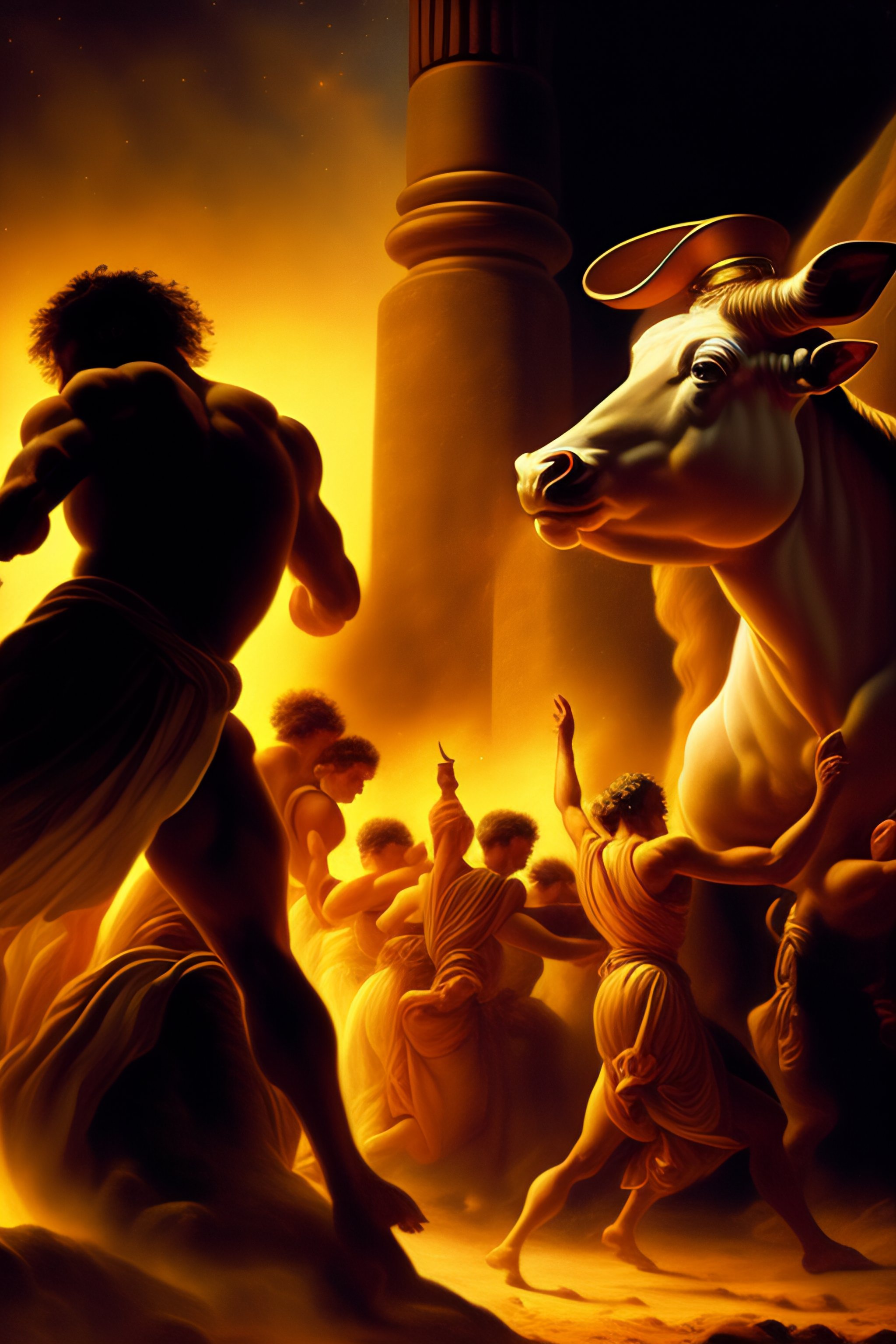 Lexica The Dance Around The Golden Calf From The Bible