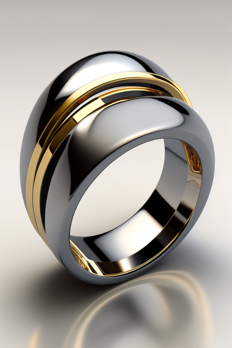 Lexica - Ring ,constructivism, white background