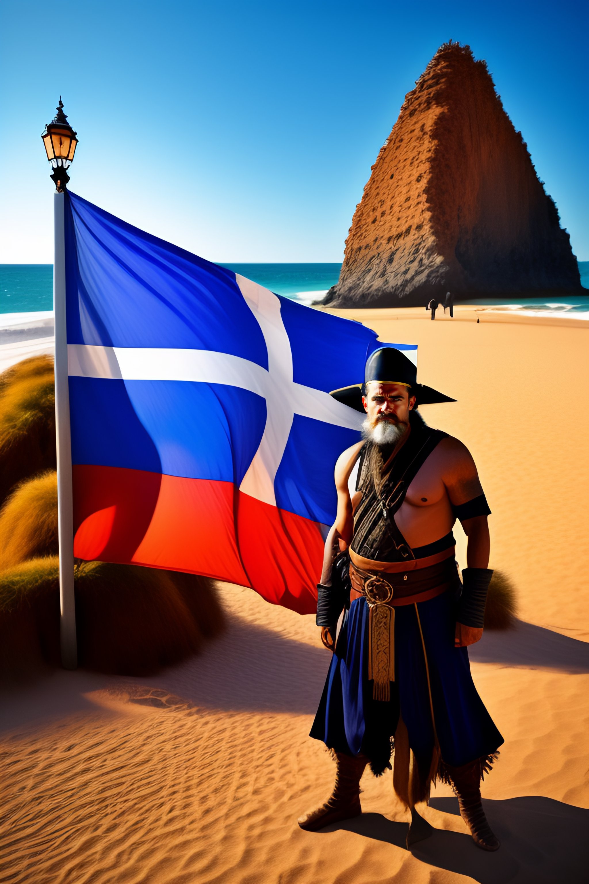 Lexica - Pirate squing with a beautiful uruguayan flag