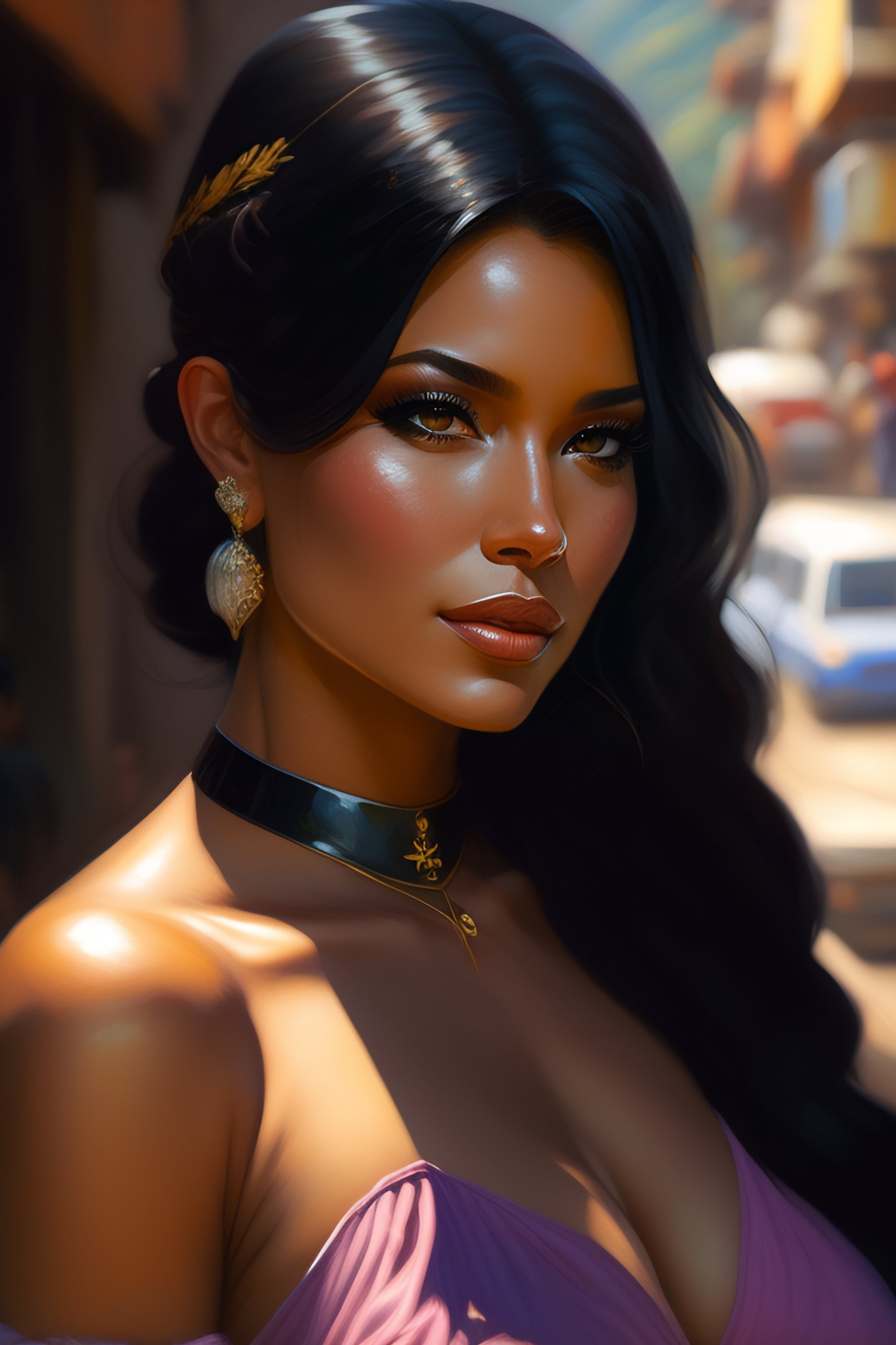 Lexica - Elegante gorda brasileira loira cabelo cacheado biquíni preto com  a bunda enorme na favela do brasil, rostinho fofo, olhos redondos,  pintura...