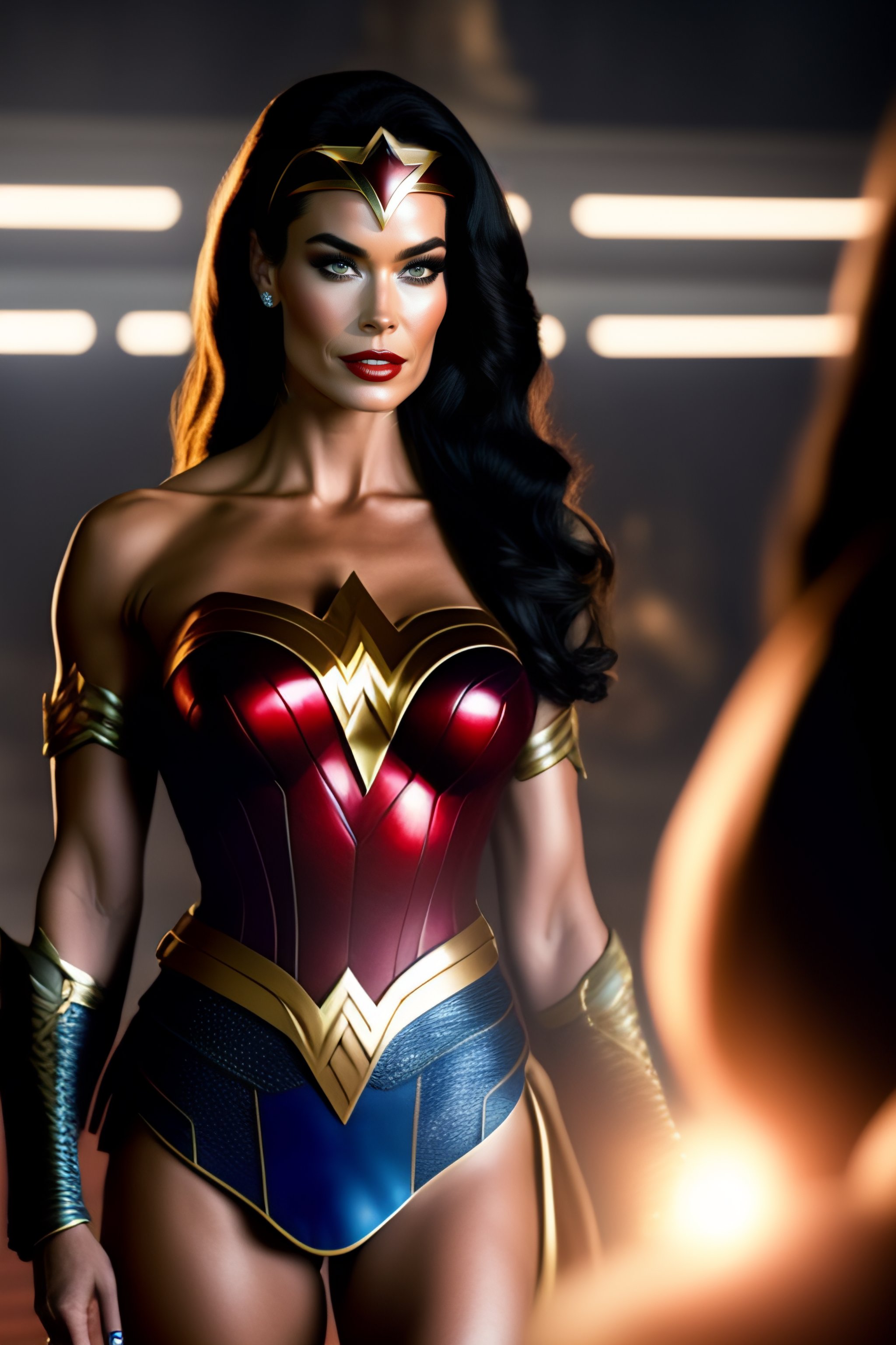 Lexica Megan Gale As Wonder Woman In Justice League Mortal Movie