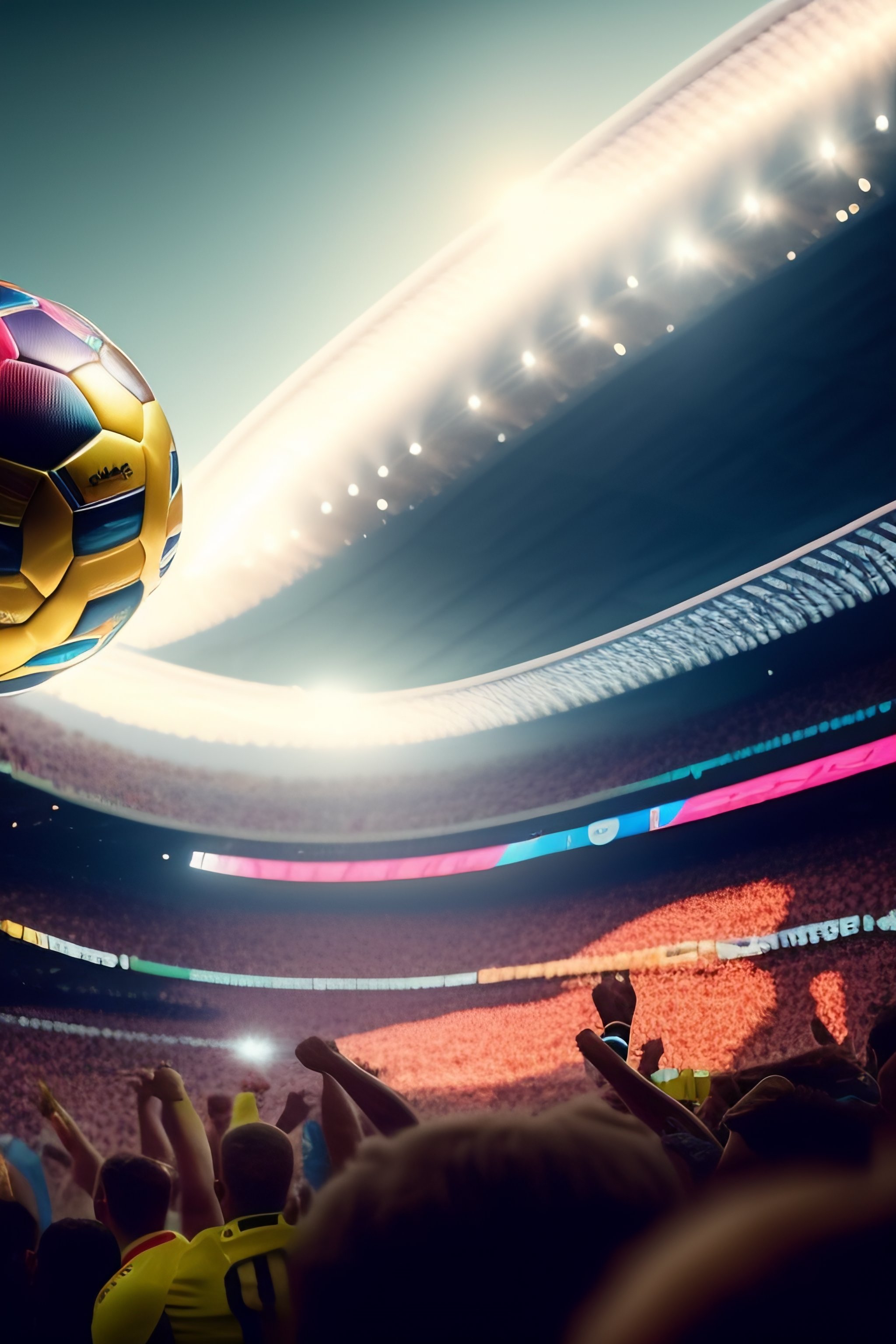 Lexica Messi rising the world cup