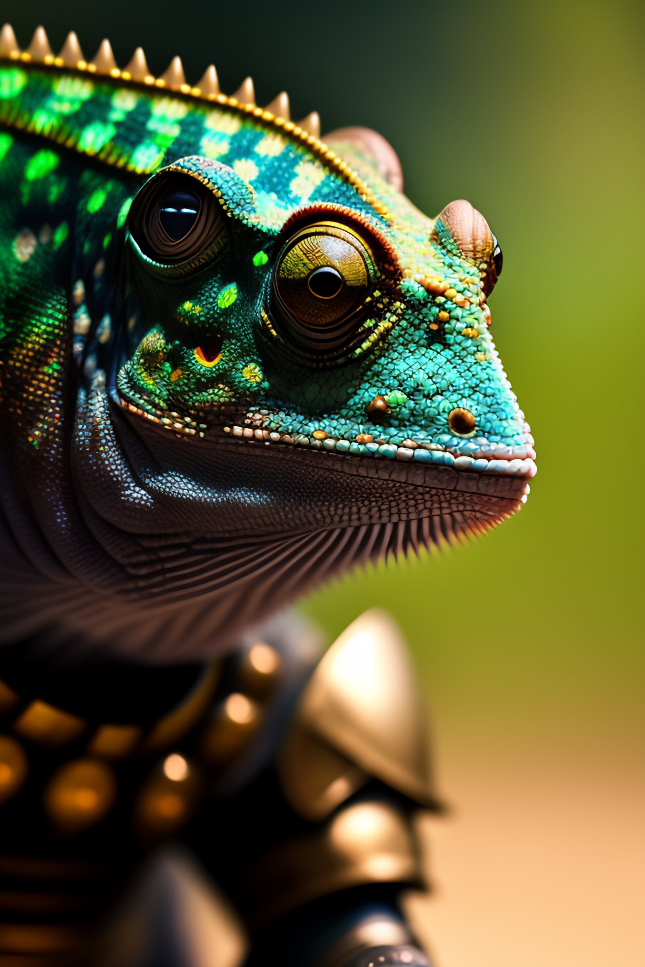 Lexica Chameleon in armor