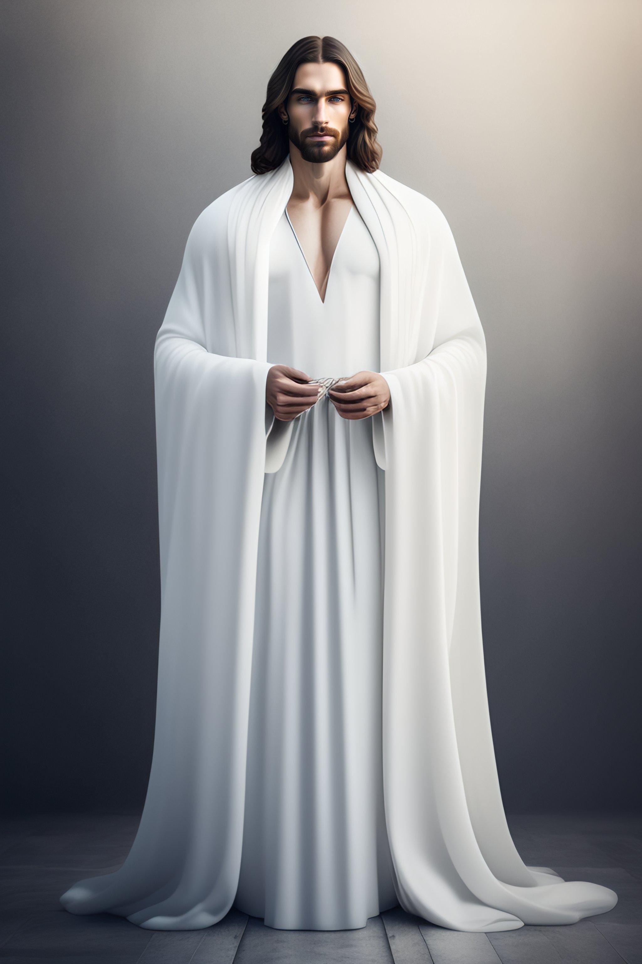 Lexica - Jesus Christ, realistic photography, dressed, man, suffering ...