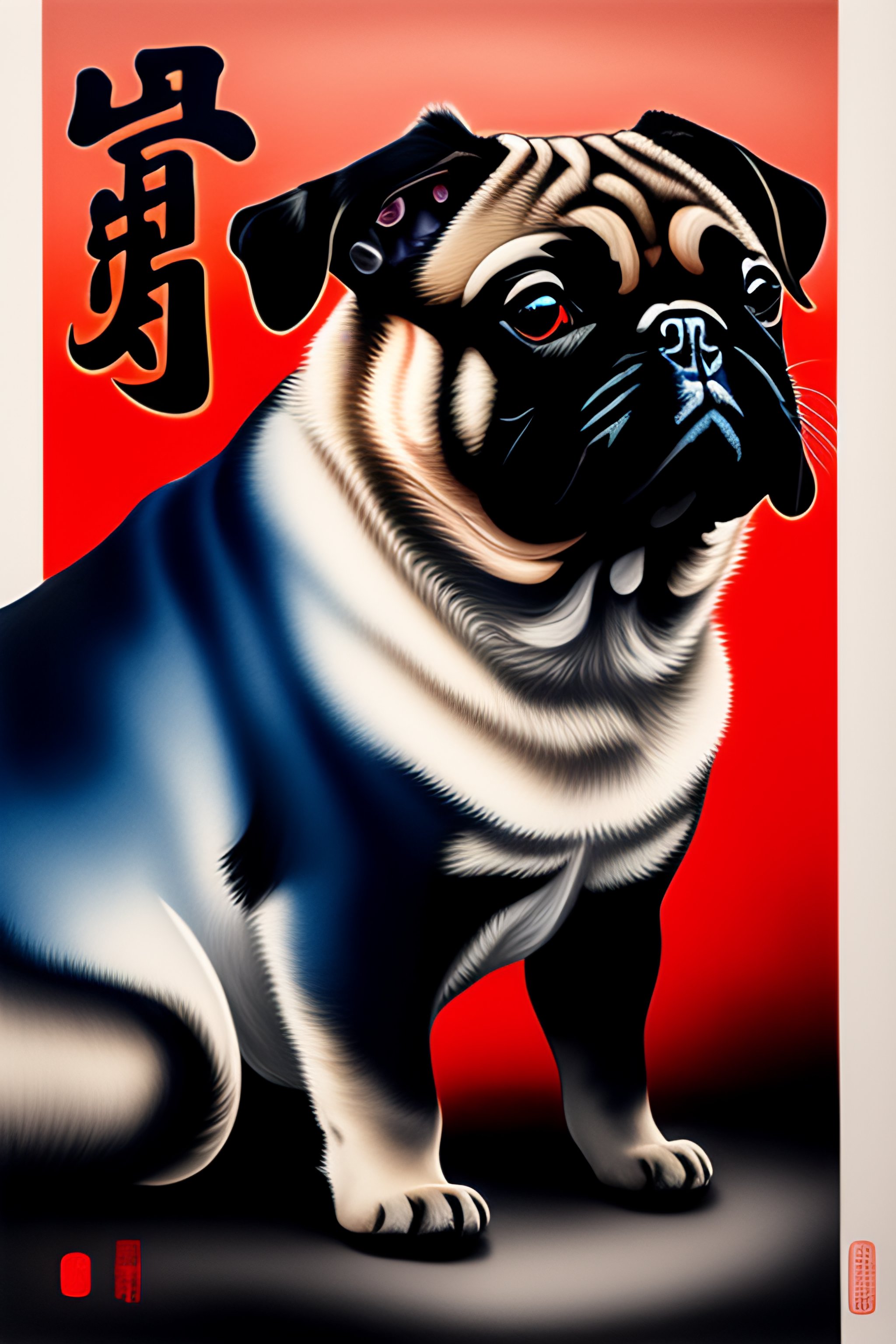 Chinese new hot sale year pug