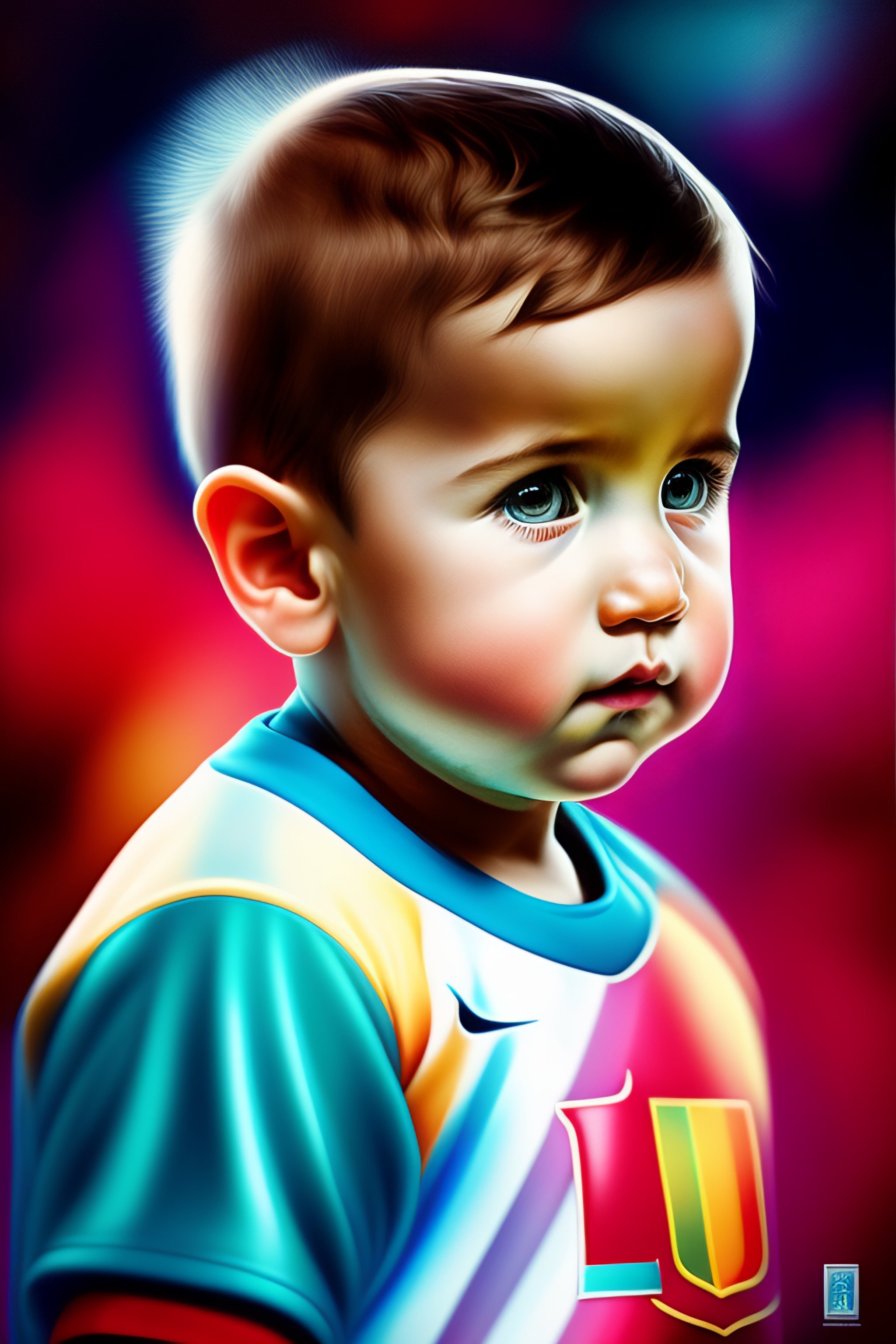 Lexica - Portrait of Messi playing basketball