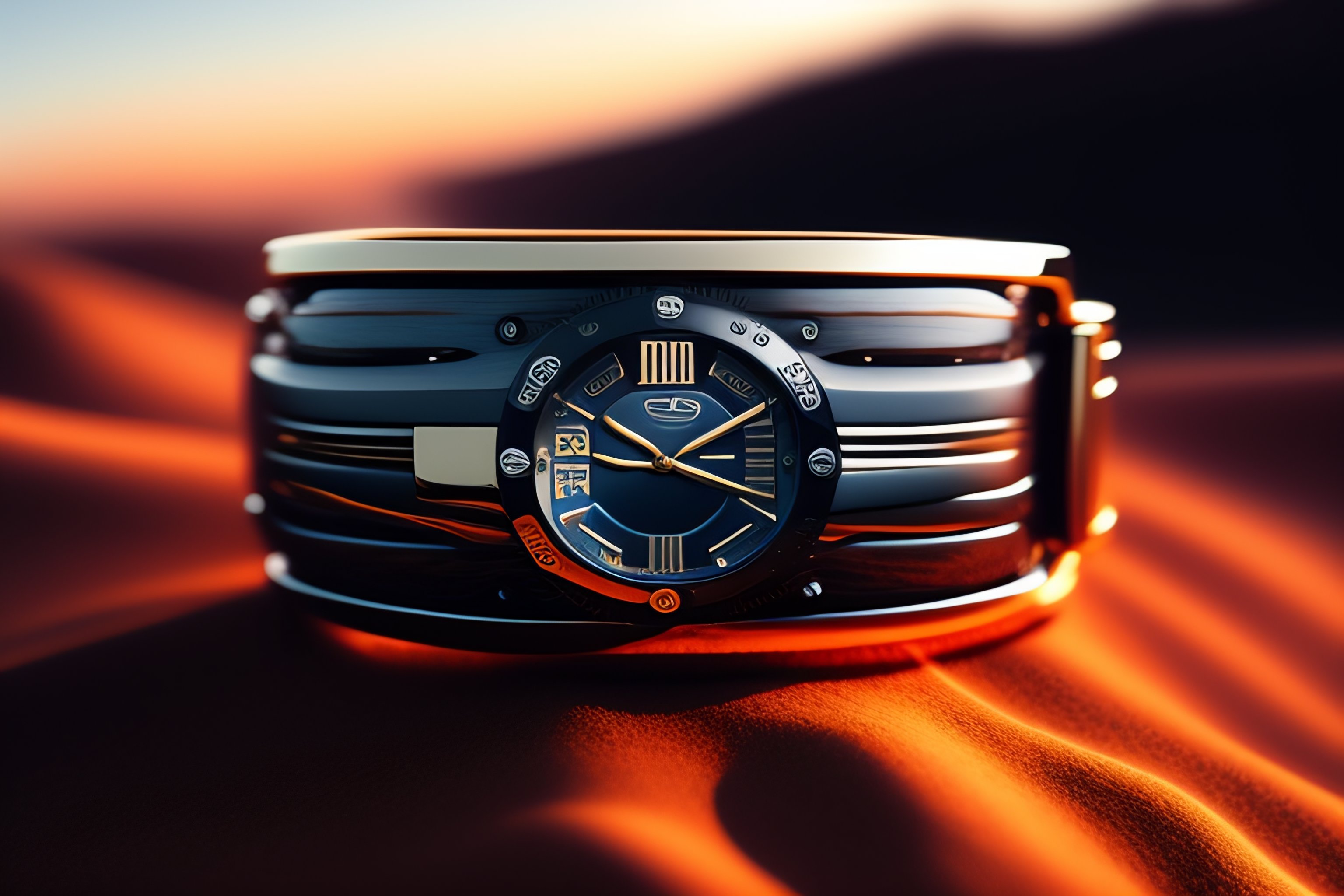 Futuristic wrist sale watch