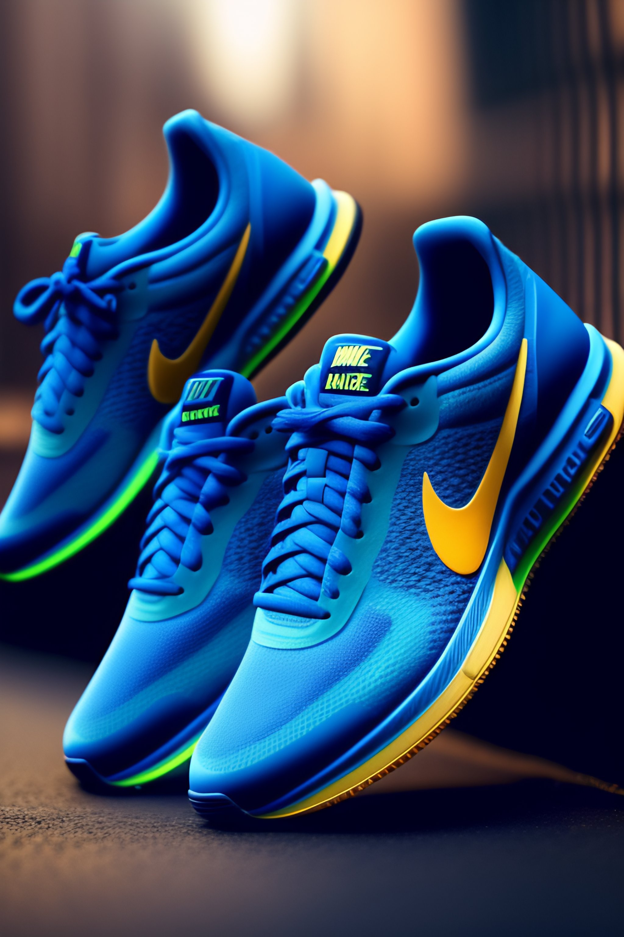 Deportivas hotsell nike azules