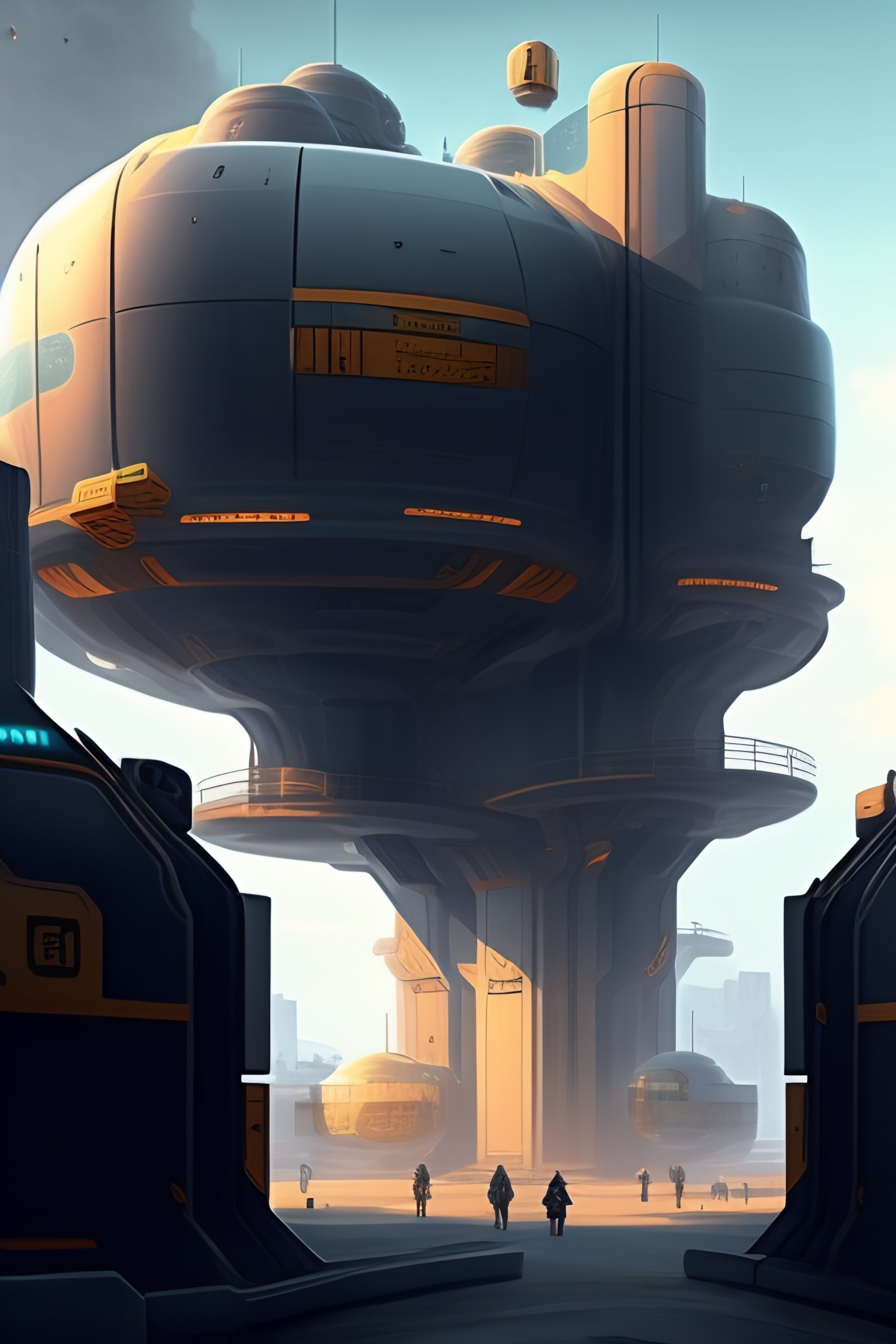 Lexica - A city built within walls due to quarantine, a semi-modern ...