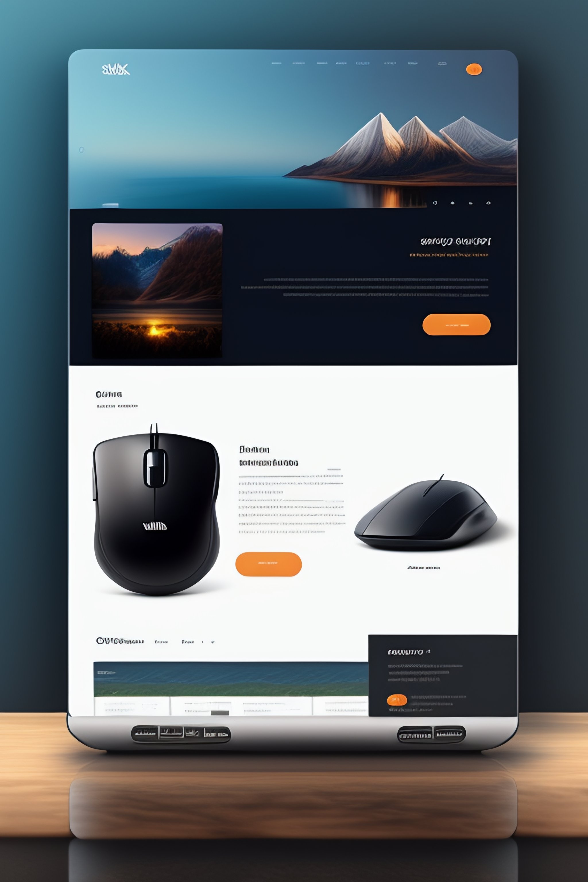 Lexica - Website , ui uix , skech , mouse