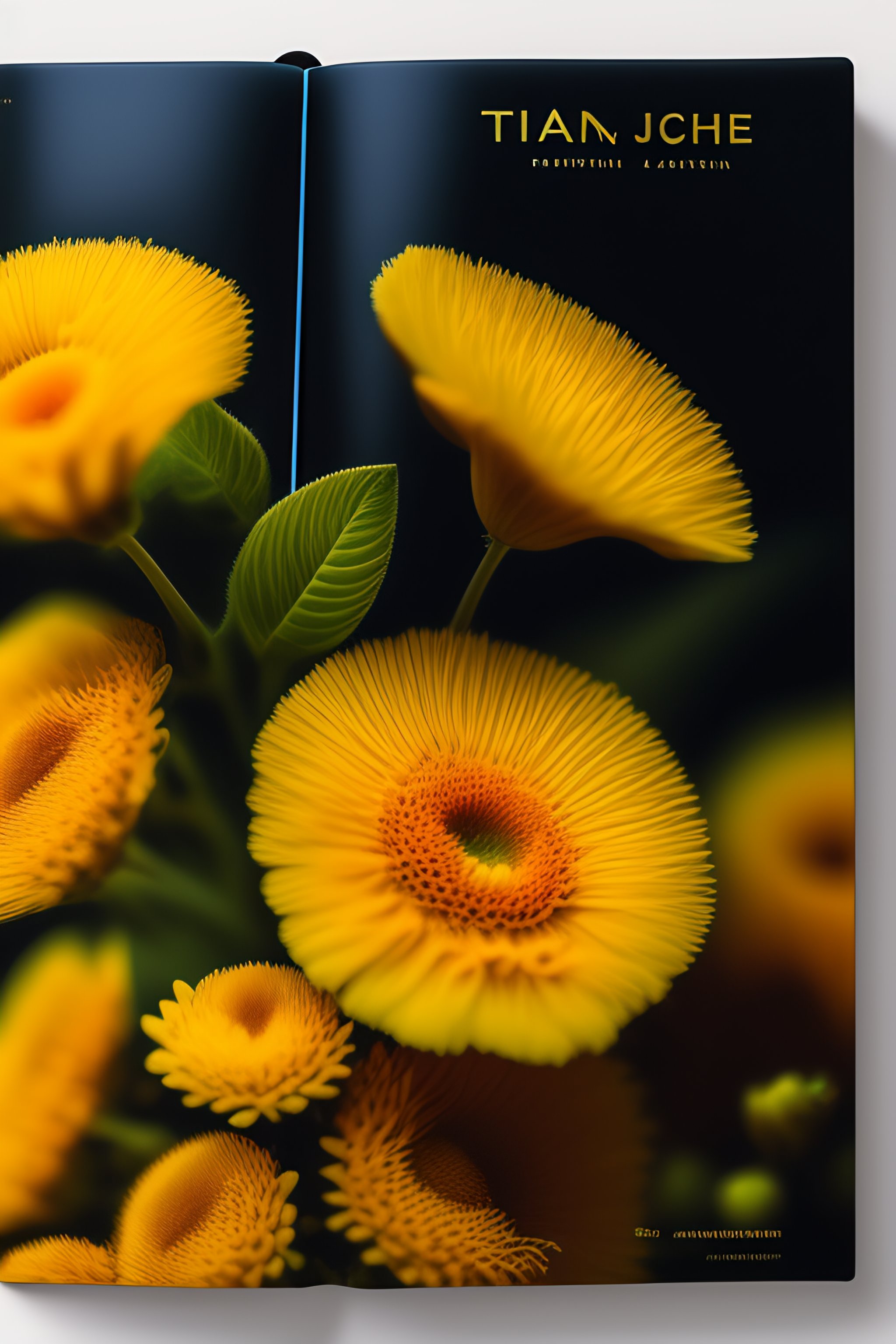 Lexica Une couverture de livre avec une tâche jaune