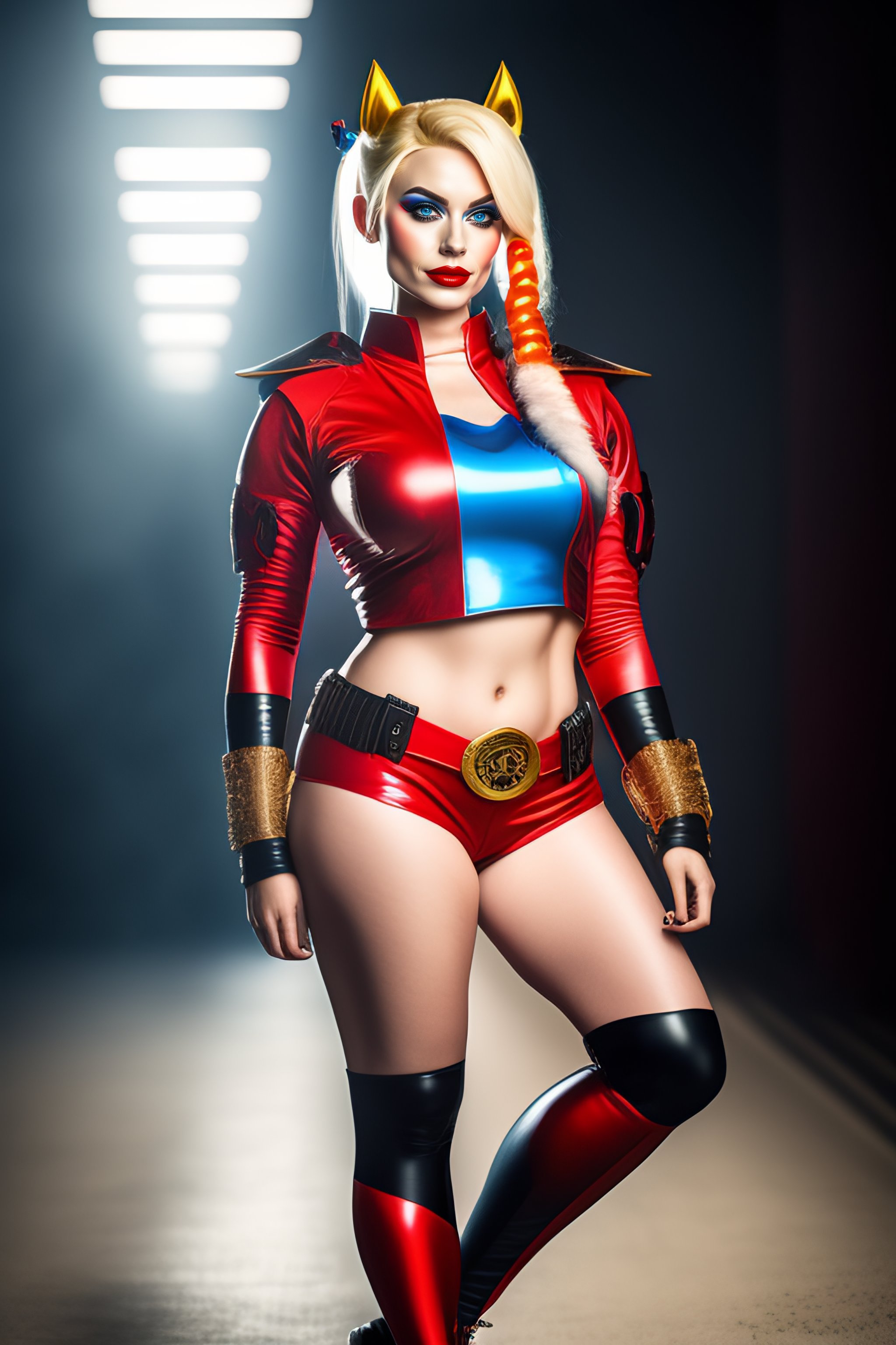 Lexica - Fullbody shot of harley quinn, realistic, professional photo