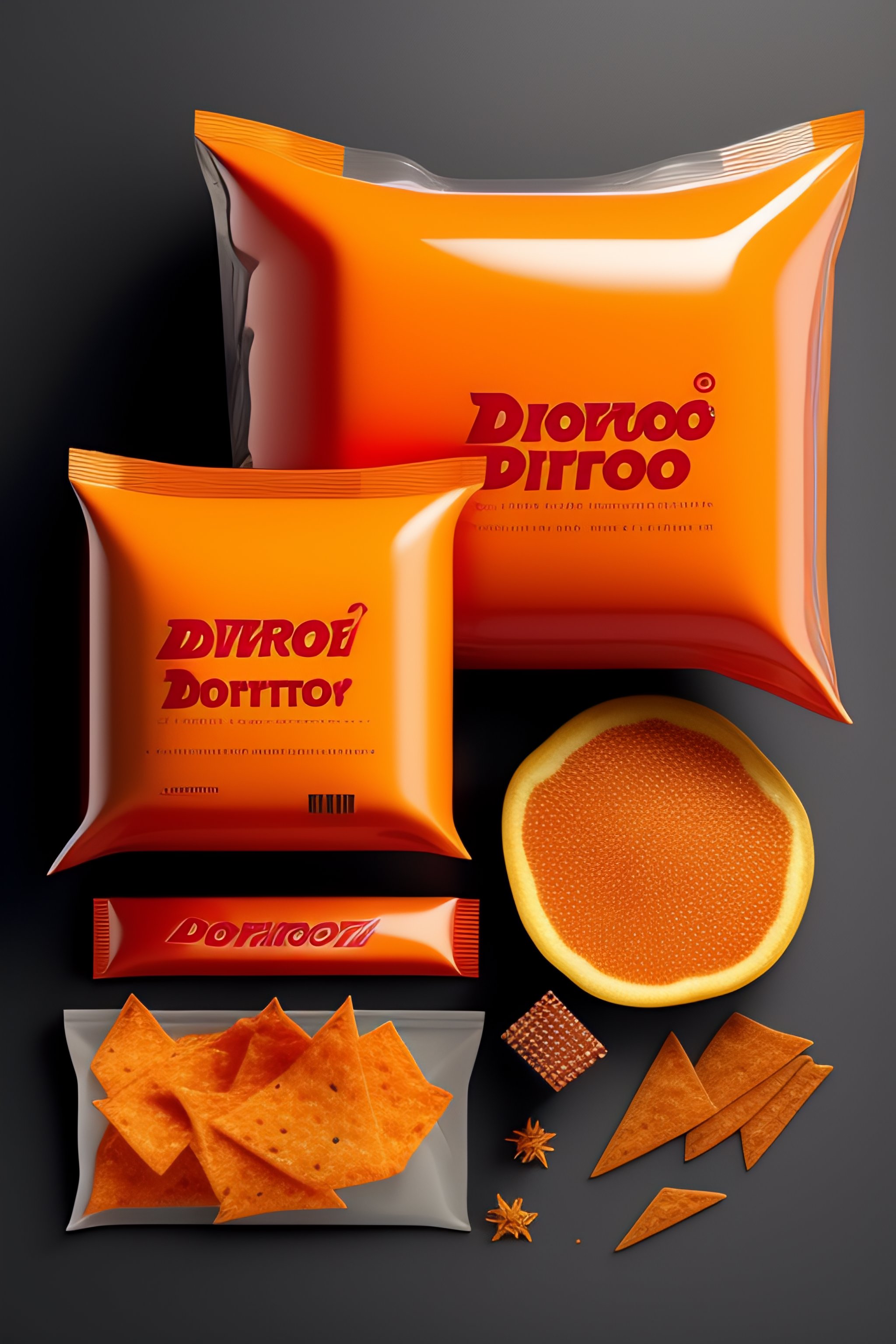 Lexica - Doritos and Doritos bags, Knolling, Knolling layout ...