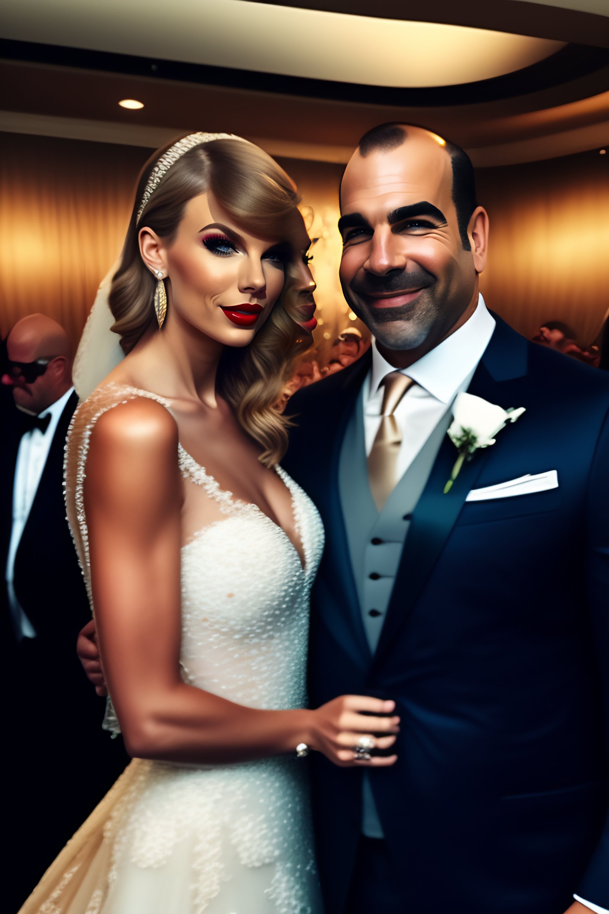 Lexica - Taylor swift with rick hoffman on their real wedding