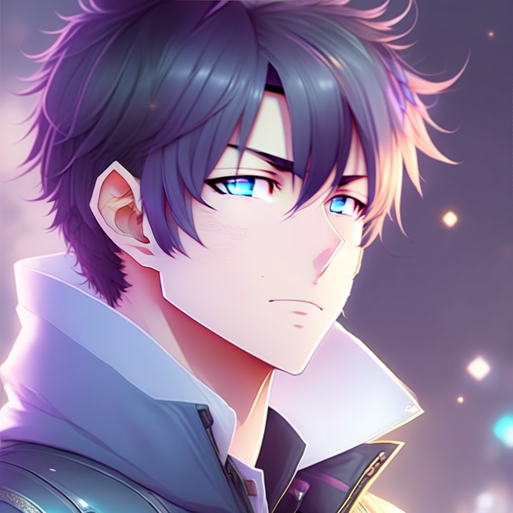 Lexica - A cute anime boy , cool looking , handsome