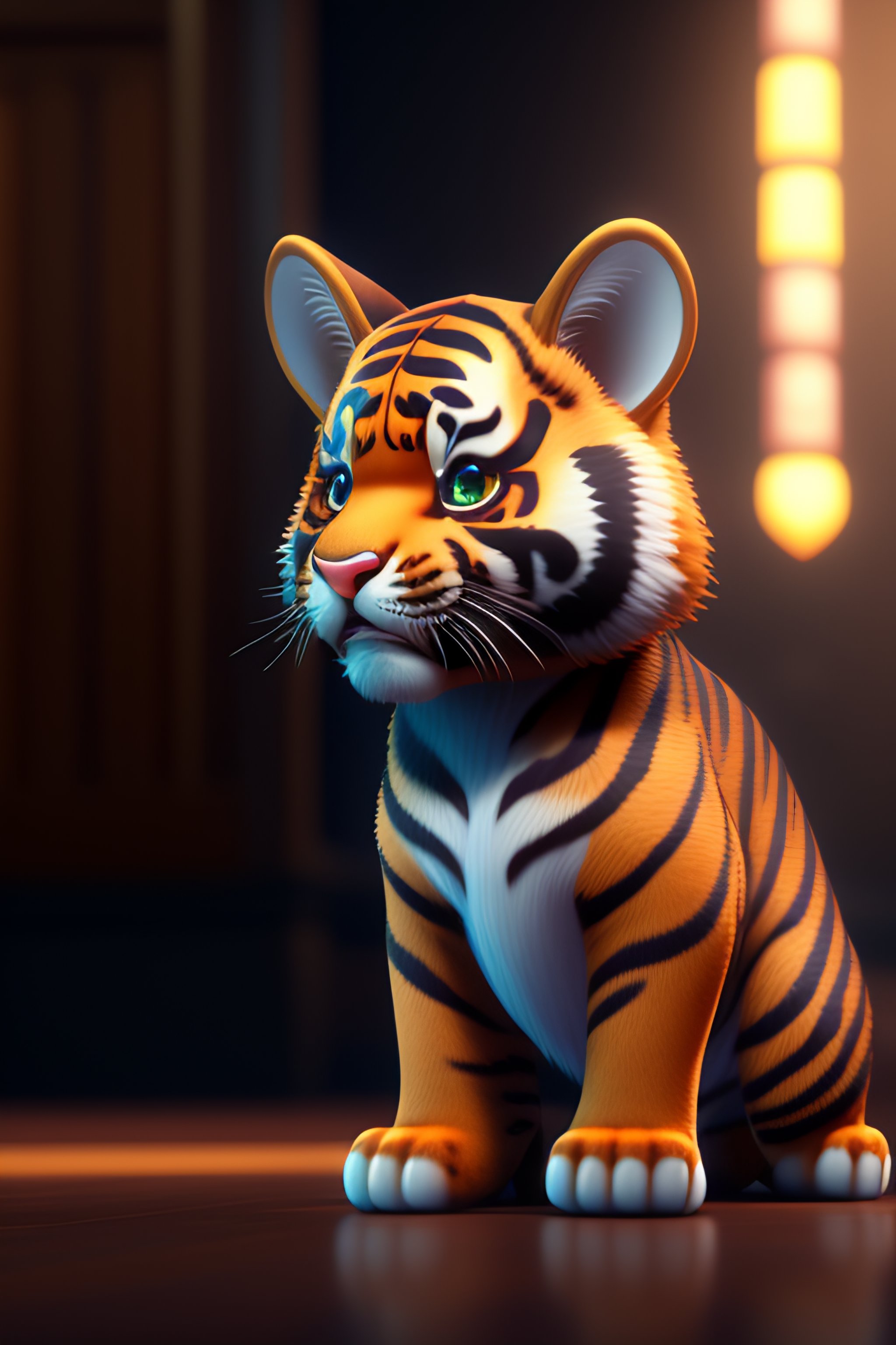 ArtStation - Tiger Animated 3d Model