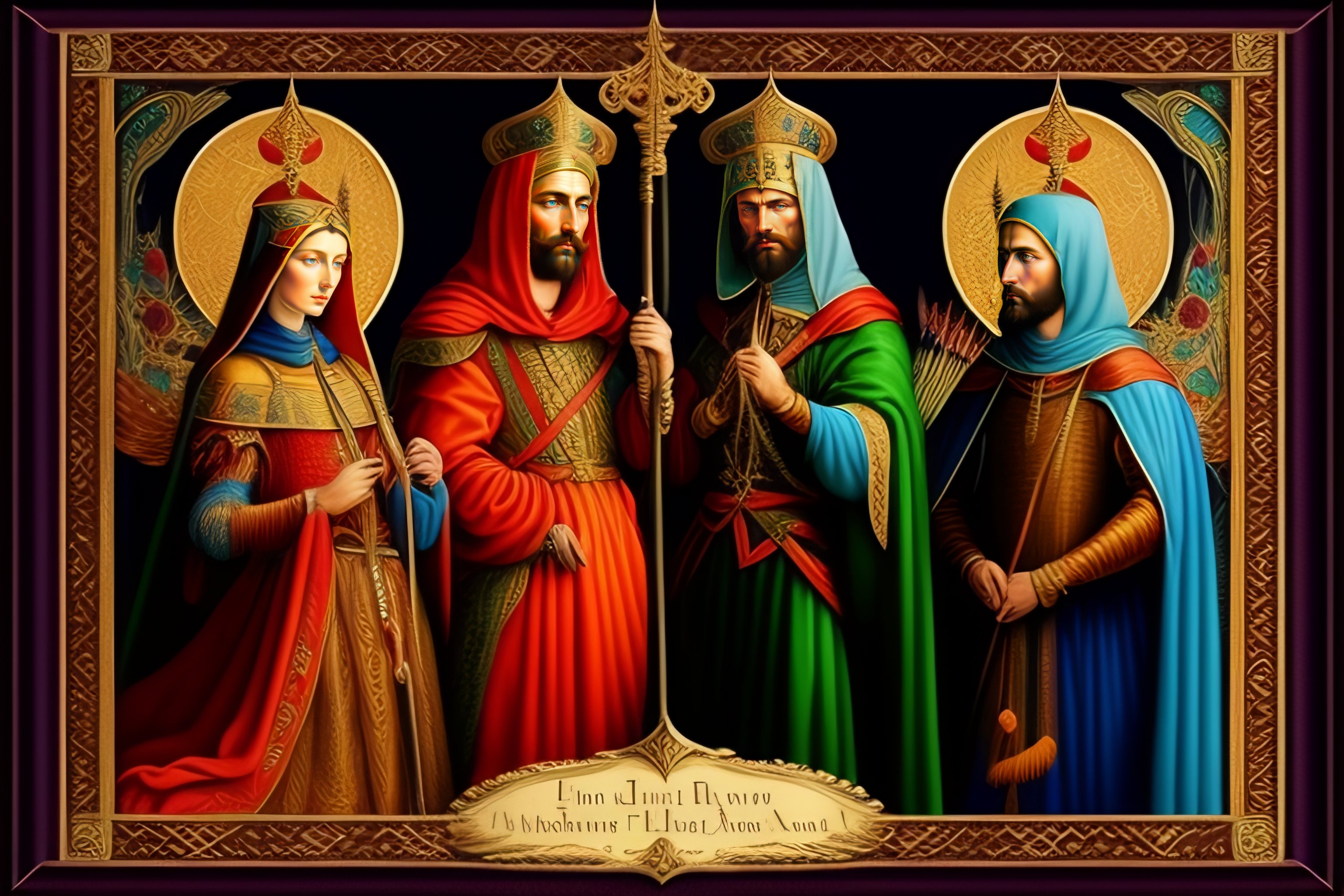 Lexica Four Horsemen of the Apocalypse, tarot card detailed painting