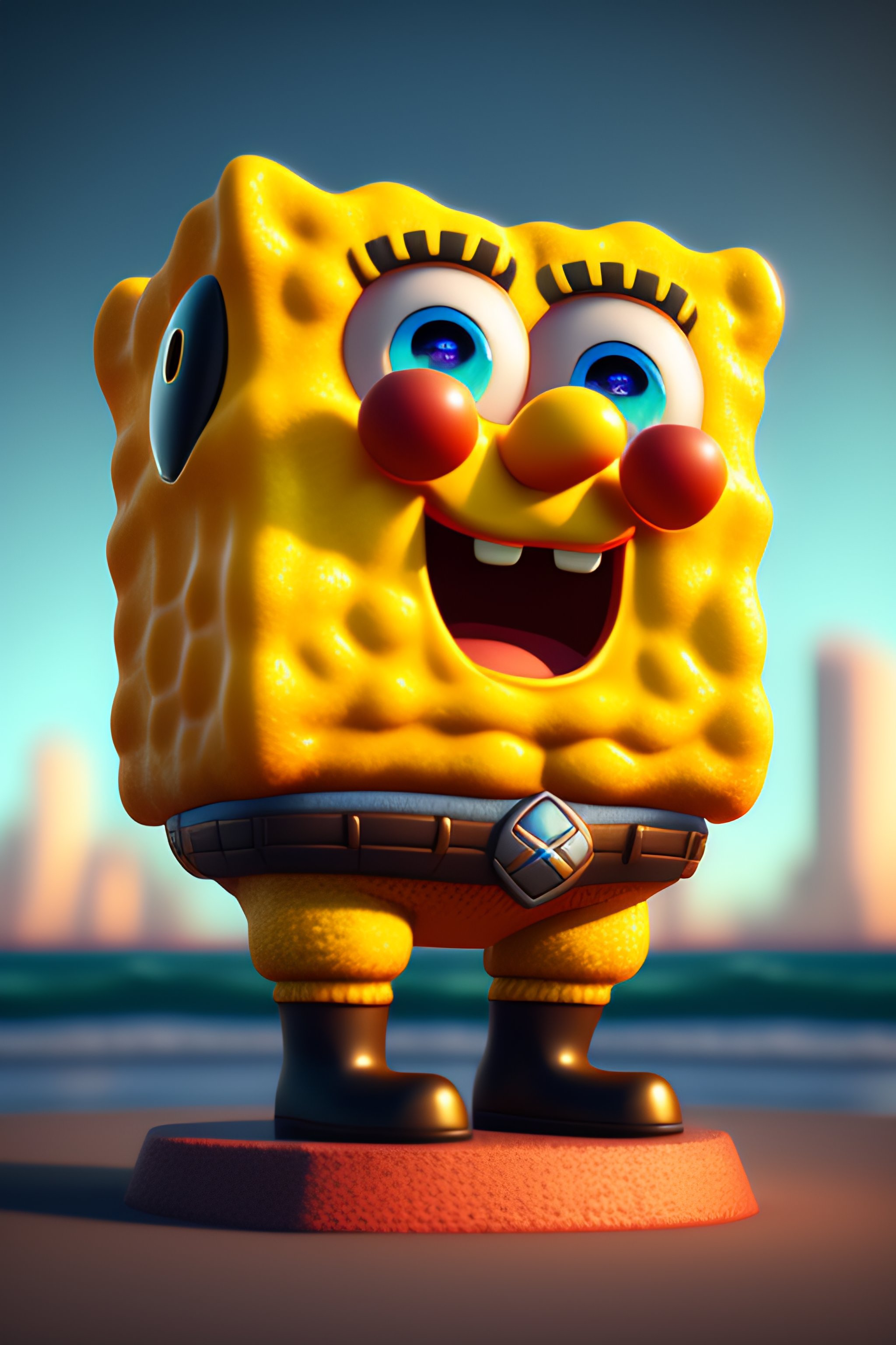 spongebob squarepants realistic