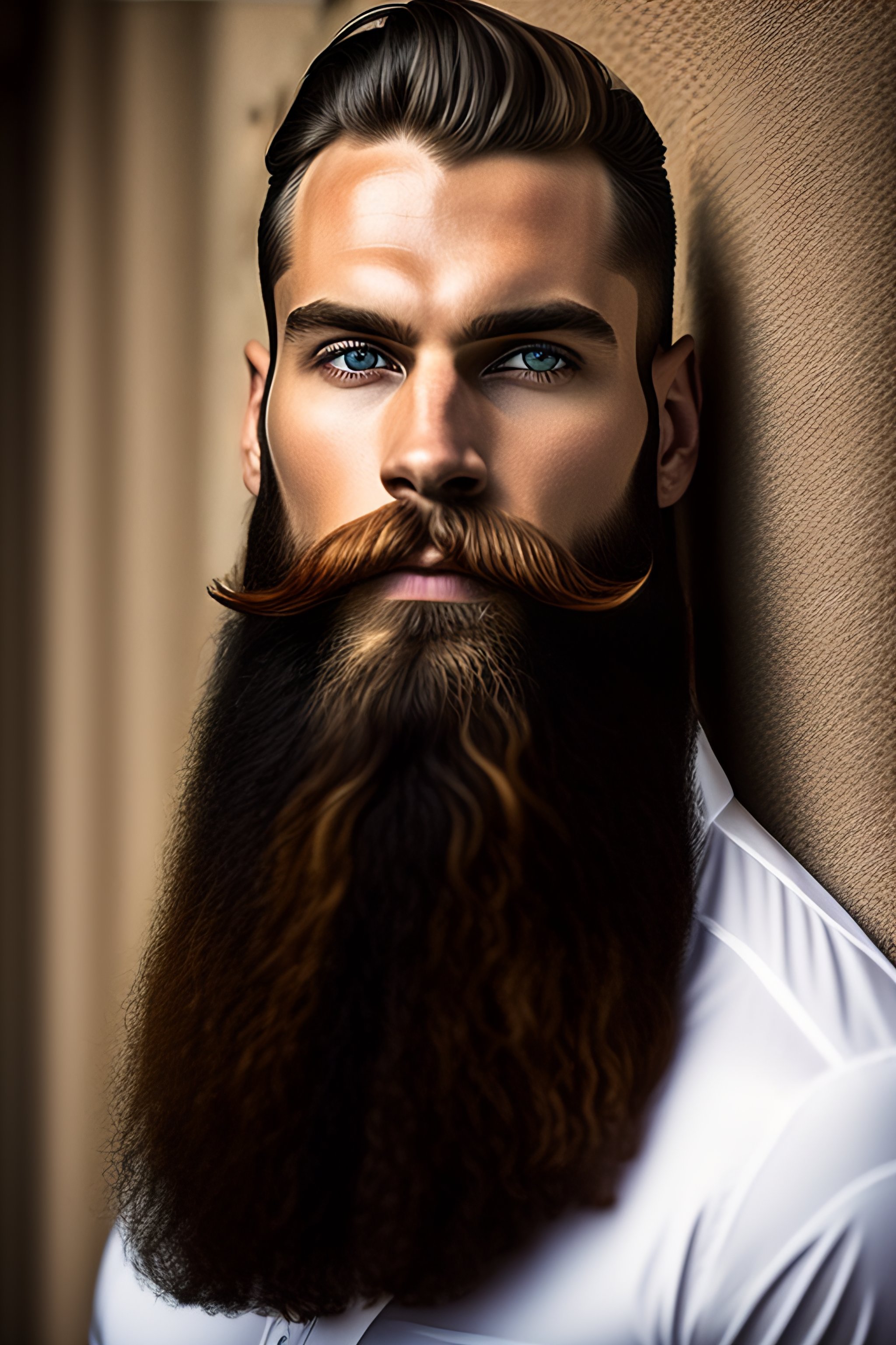 Lexica - Swede, 28 Year Old, Model, Muscular, Longest Impossible Beard 