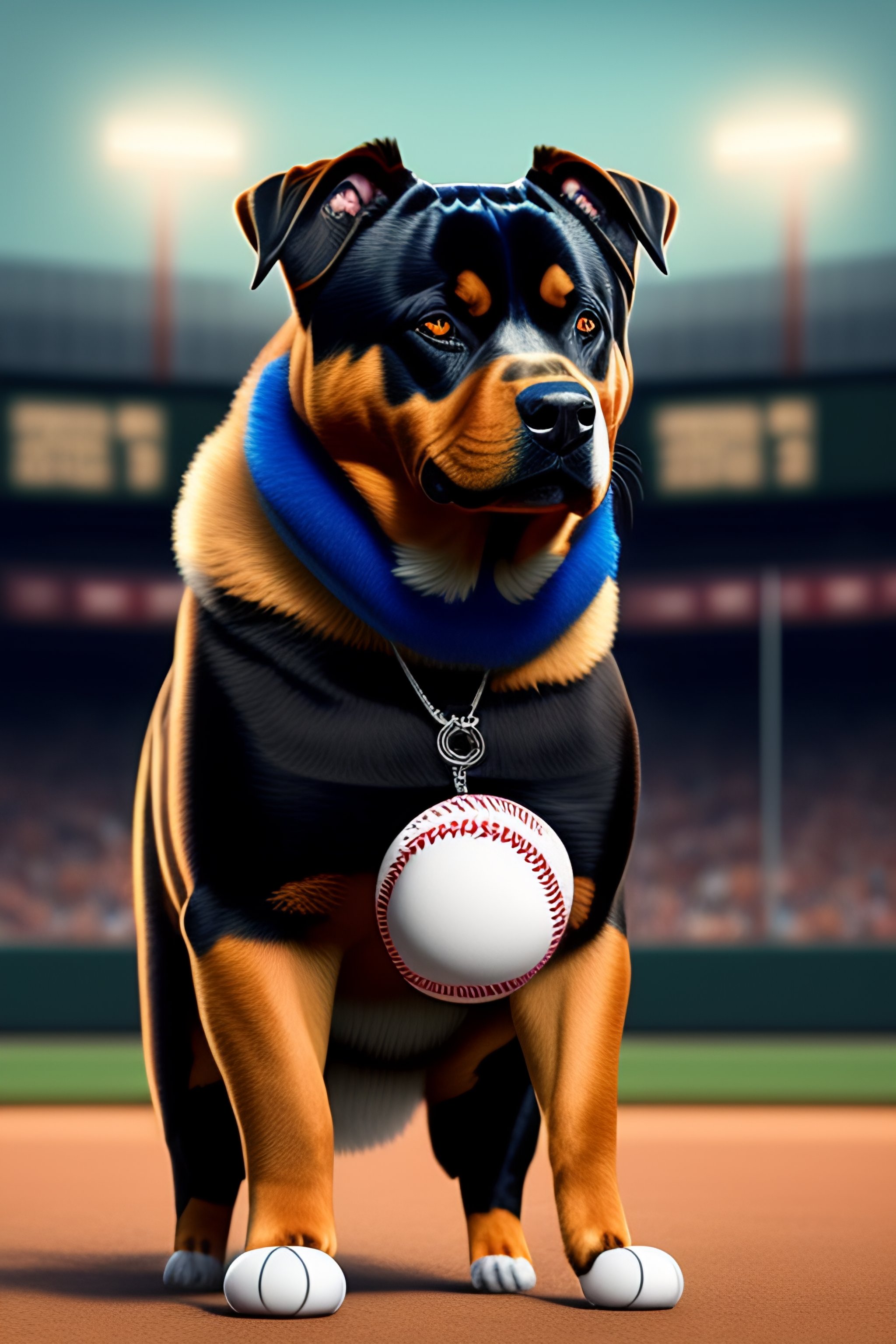 Lexica - the rottweilers of california baseball uniform team mockup