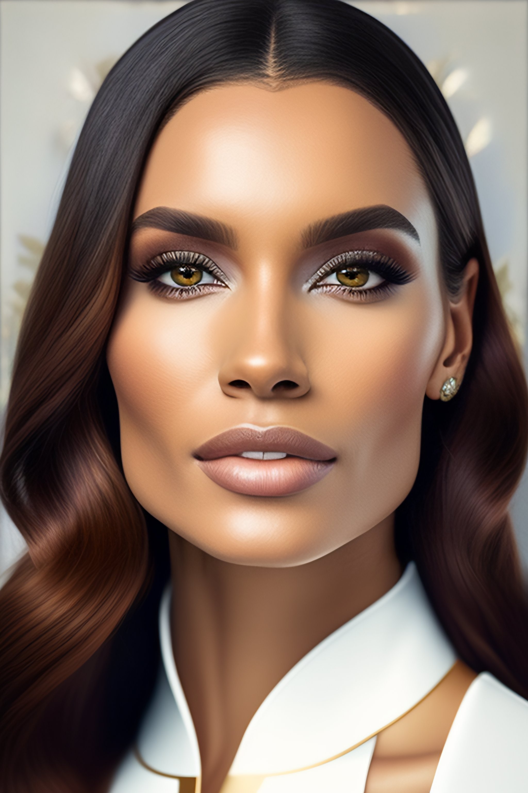 Lexica - Beautiful natural white woman, nalog style