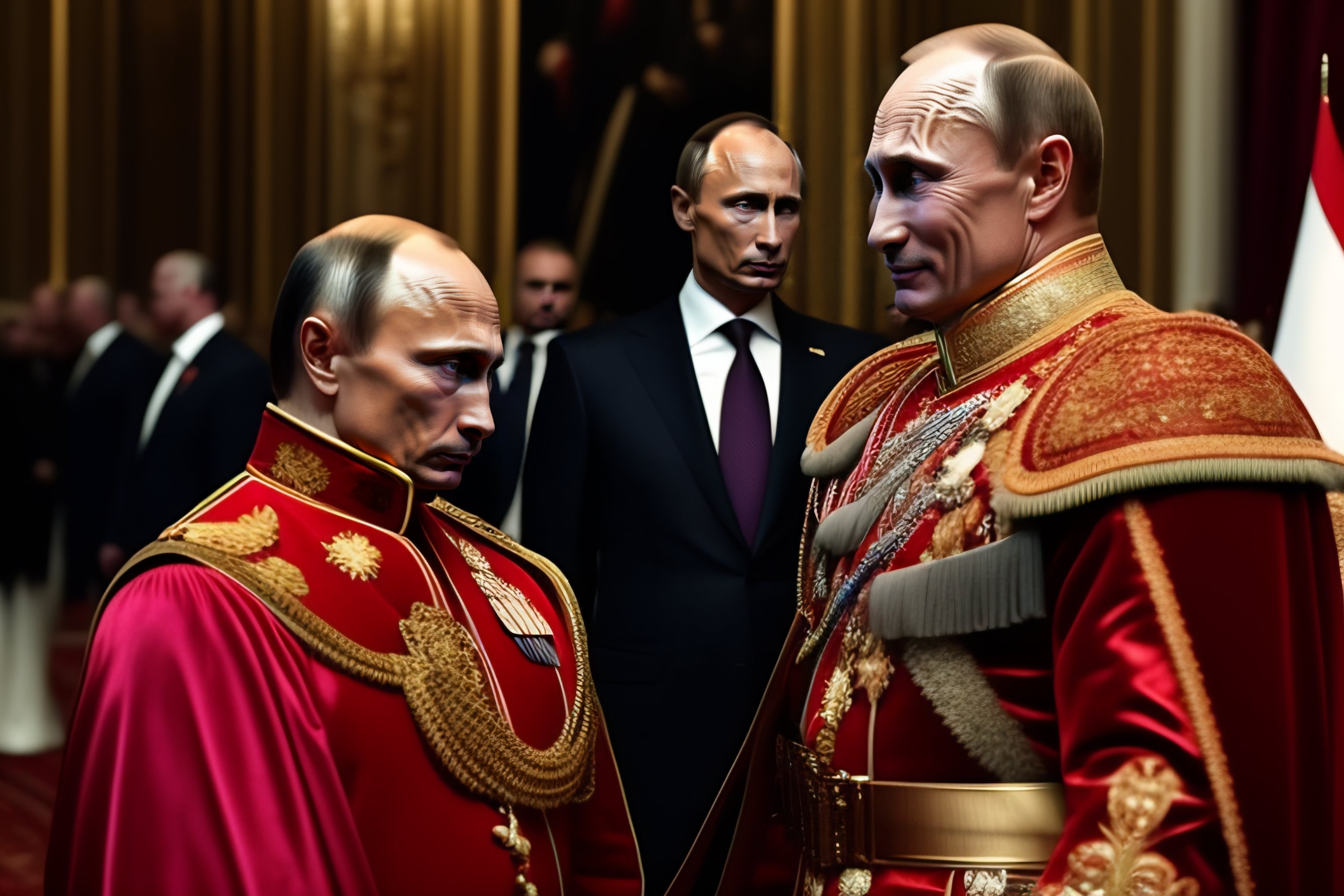Lexica - Vladimir putin and vladimir putin hugging, looking at the ...