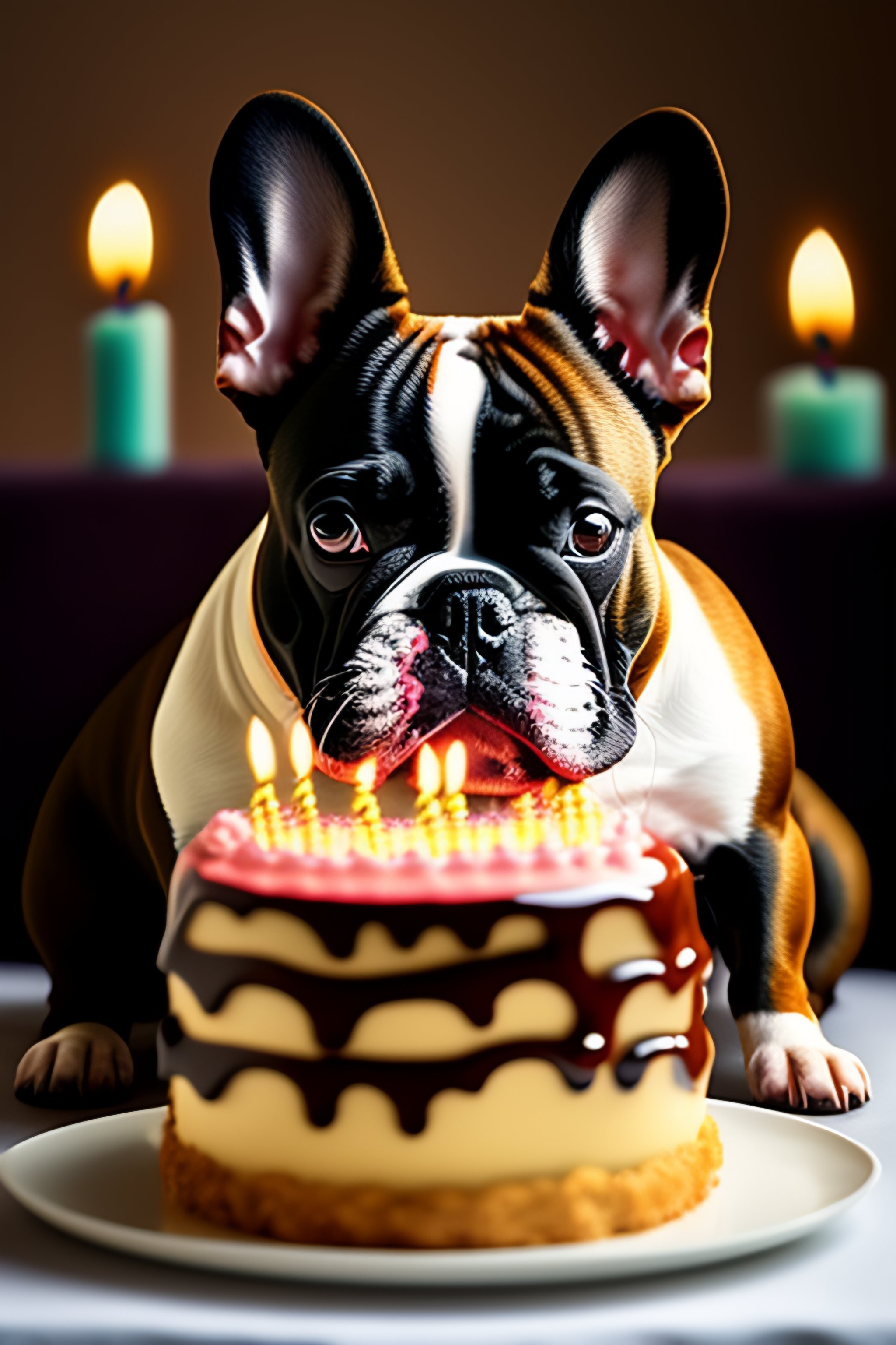 French bulldog hotsell birthday cake