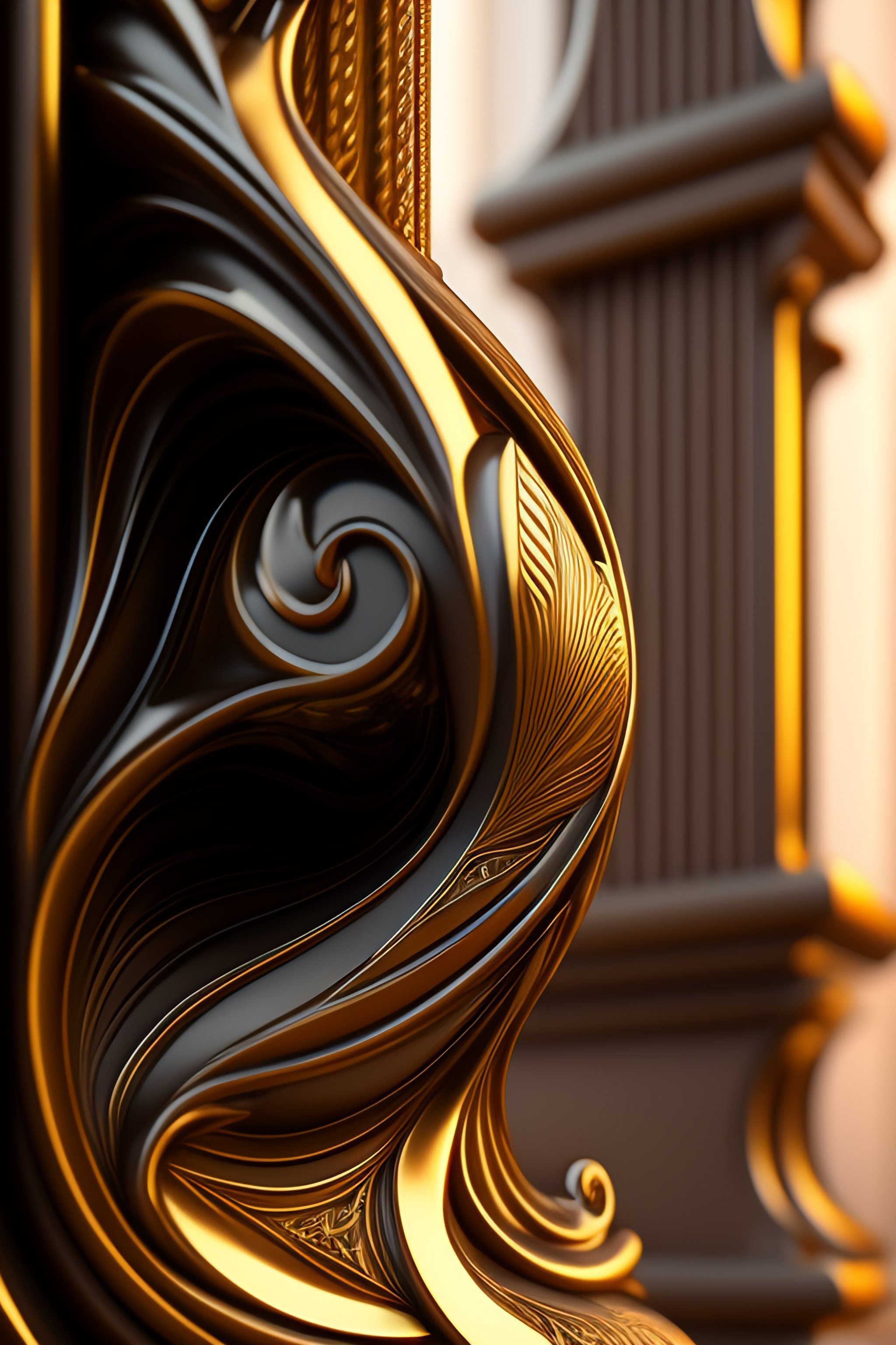 Lexica - Highly detailed beautiful organic molding, art nouveau, sharp ...