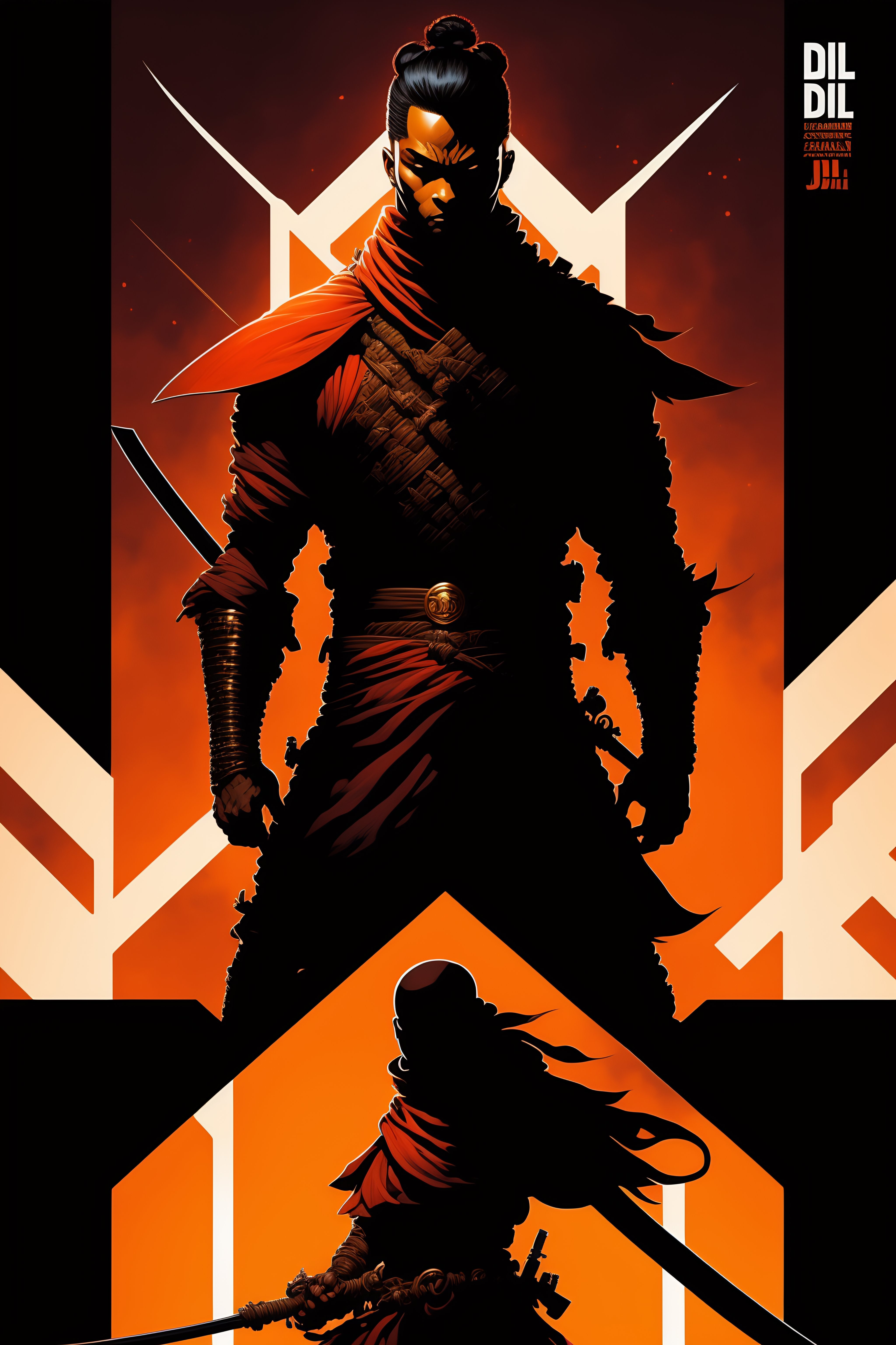 Lexica - UK drill ninja style art, ninja samurai with a sword on the ...