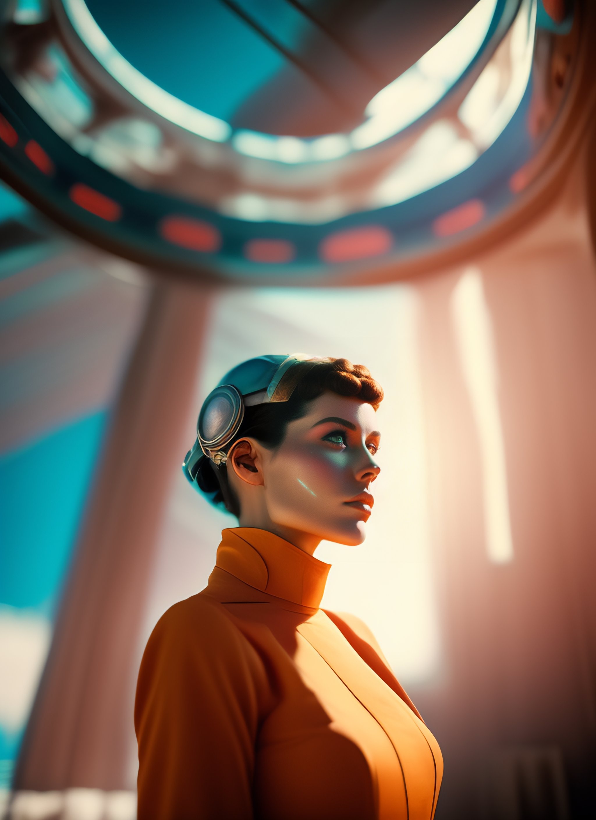 Lexica - Colour pulp 1964 sci-fi space drama , galactic cyber robotic ...