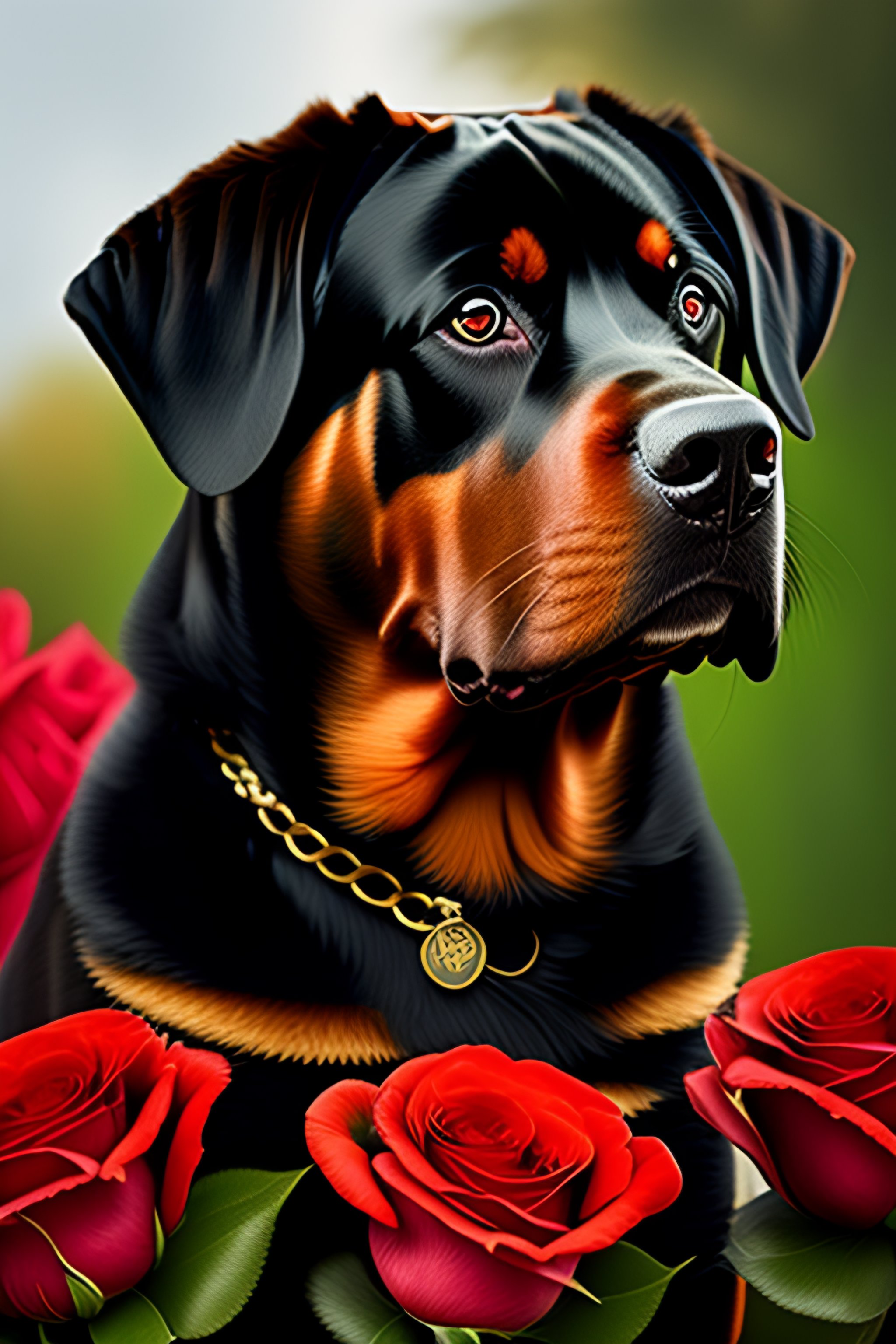 Rose best sale red rottweilers