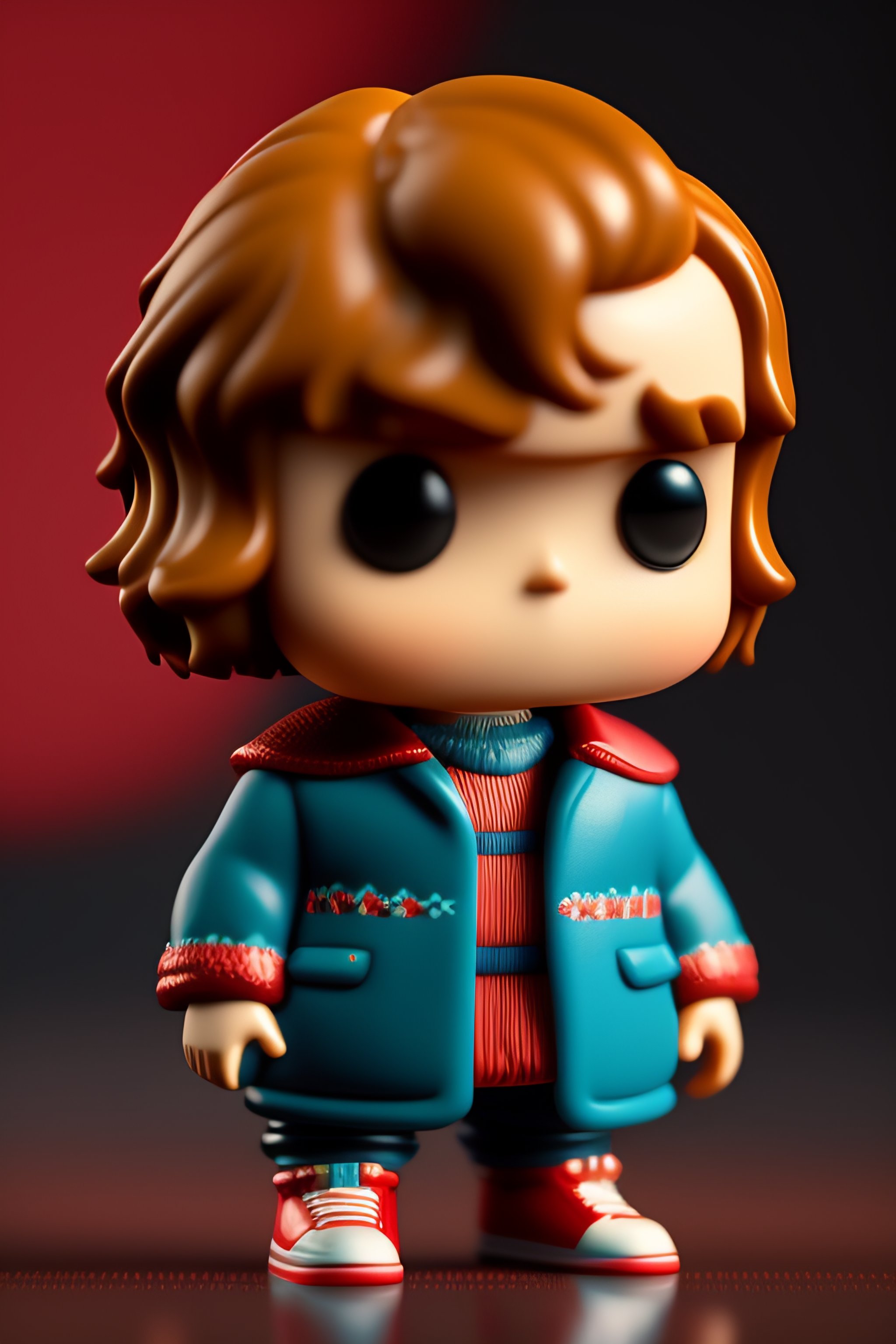 Lexica - Full body 3d render of funko pop stranger things creature