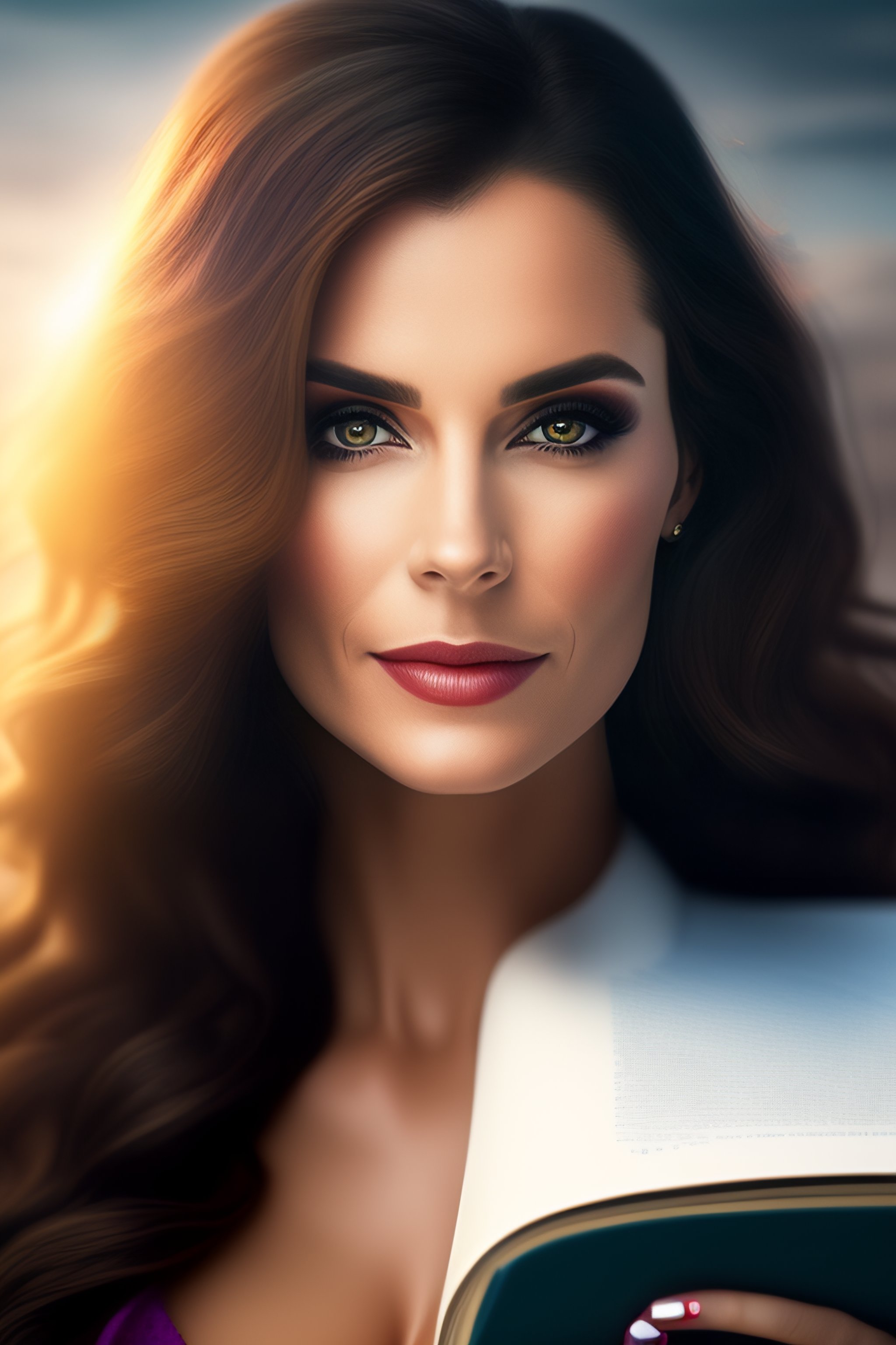 Lexica A Woman With Half The Face Of A Demon The Other Half Of The