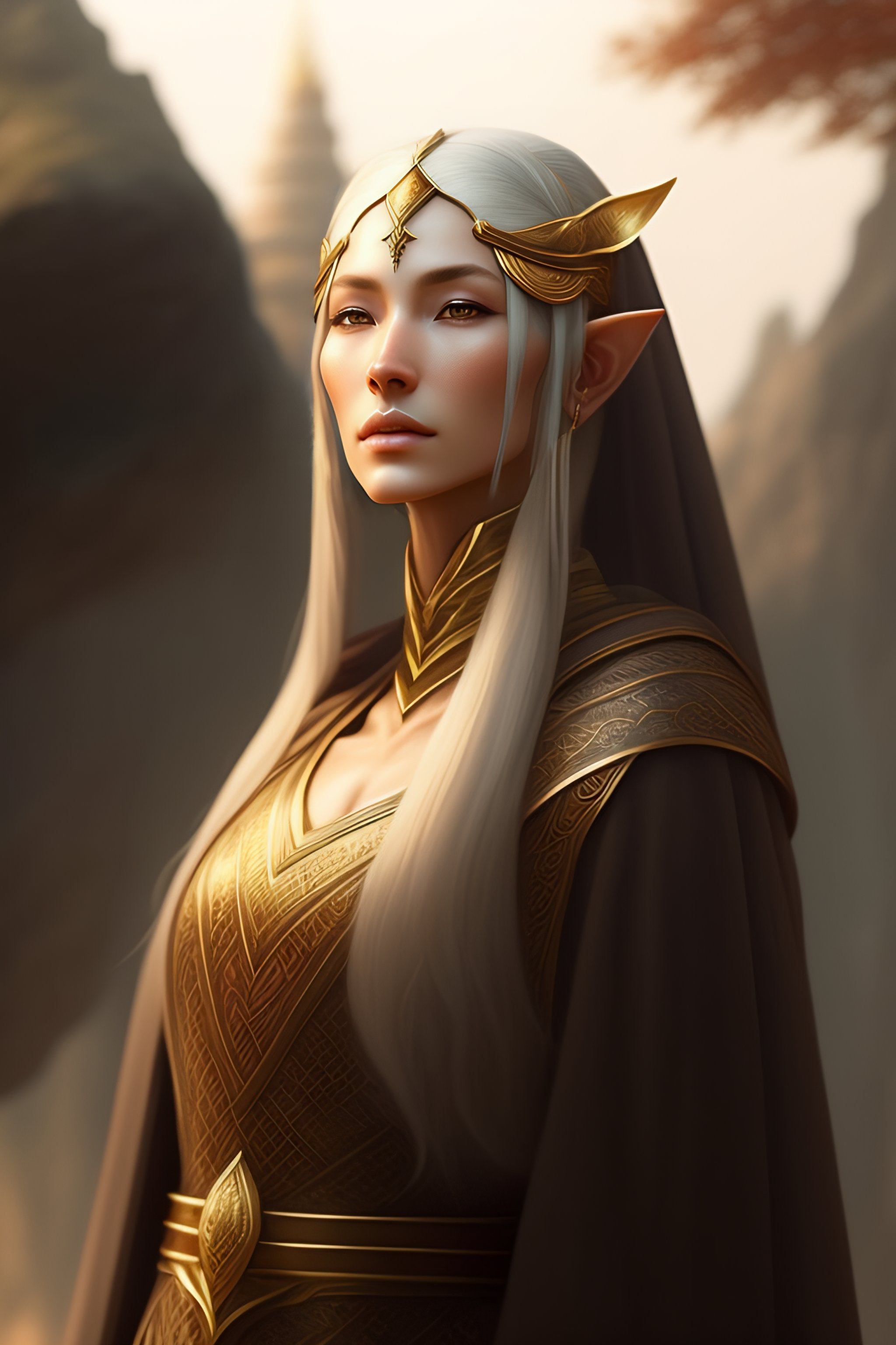 Lexica - An elf, perhaps an ambassador or teacher from an ancient land ...